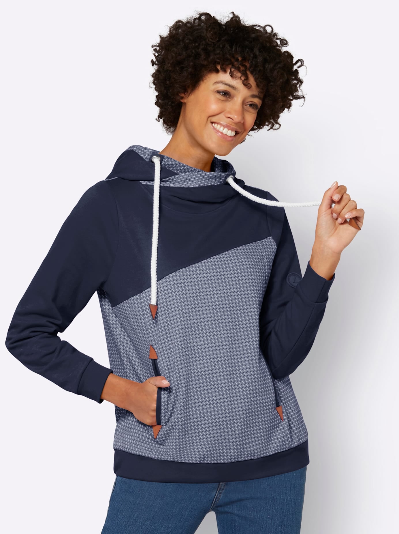 Casual Looks Kapuzensweatshirt günstig online kaufen