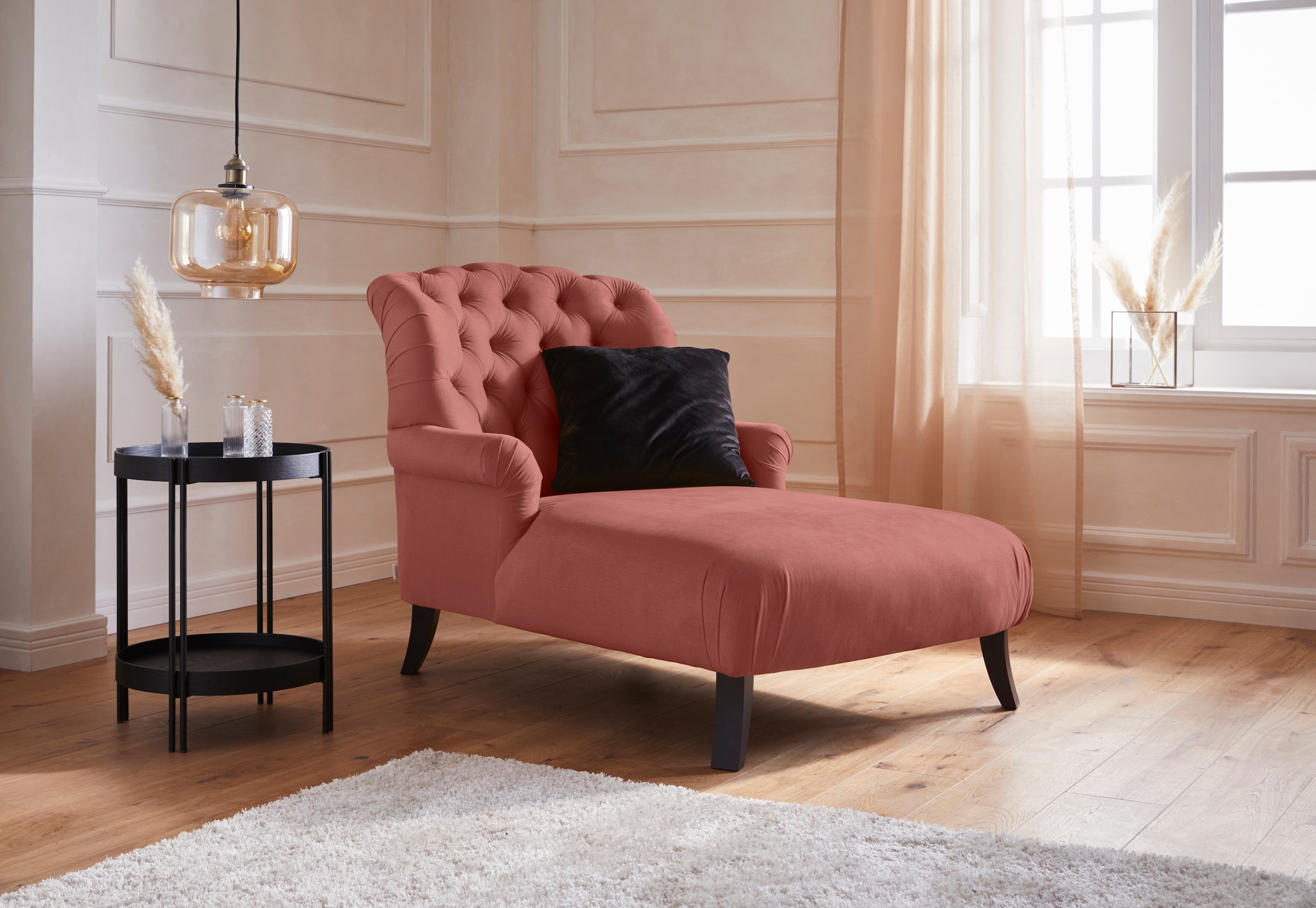 Guido Maria Kretschmer Home&Living Loveseat »Amiens Sessel Loungesessel«, mit wunderschöner Knopfheftung im Rücken