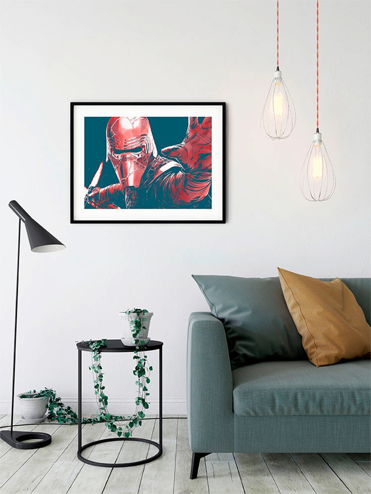 Komar Bild »Star Wars Faces Kylo«, Star Wars, (1 St.), Wandbild zur Dekoration im Kinderzimmer - ohne Rahmen