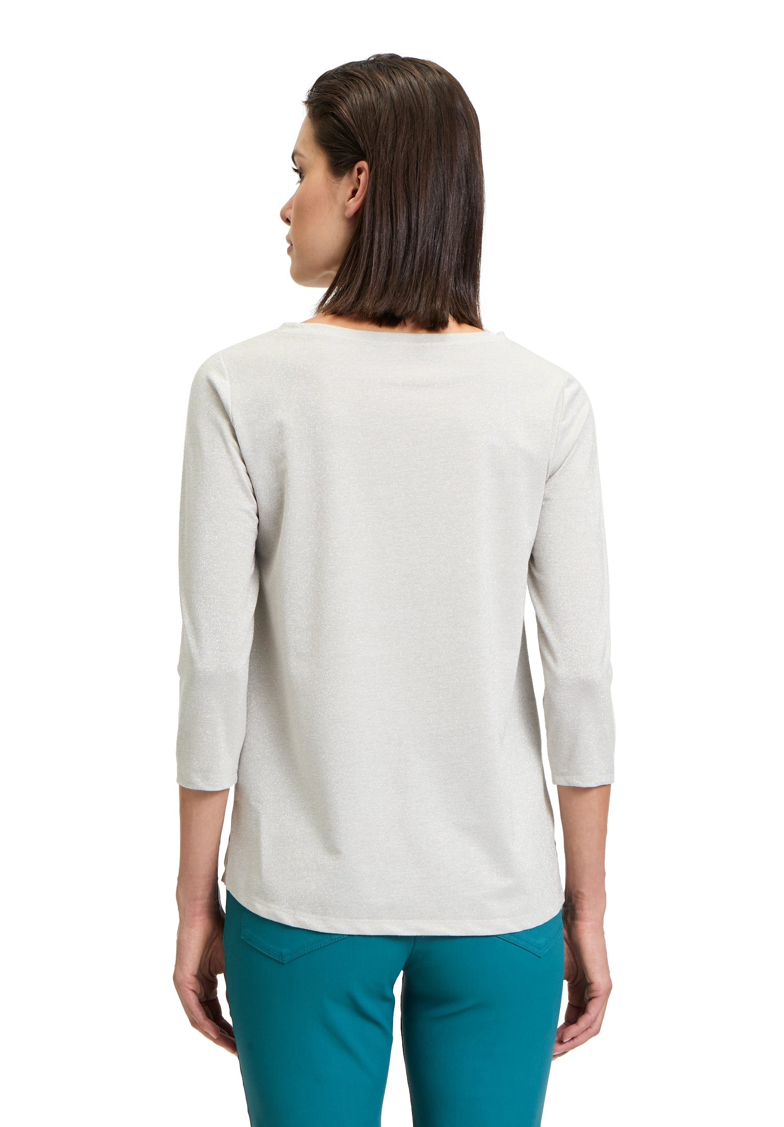 Betty Barclay 3/4-Arm-Shirt »Betty Barclay Damen Blusenshirt mit Aufdruck«, (1 tlg.), Glitzersteine