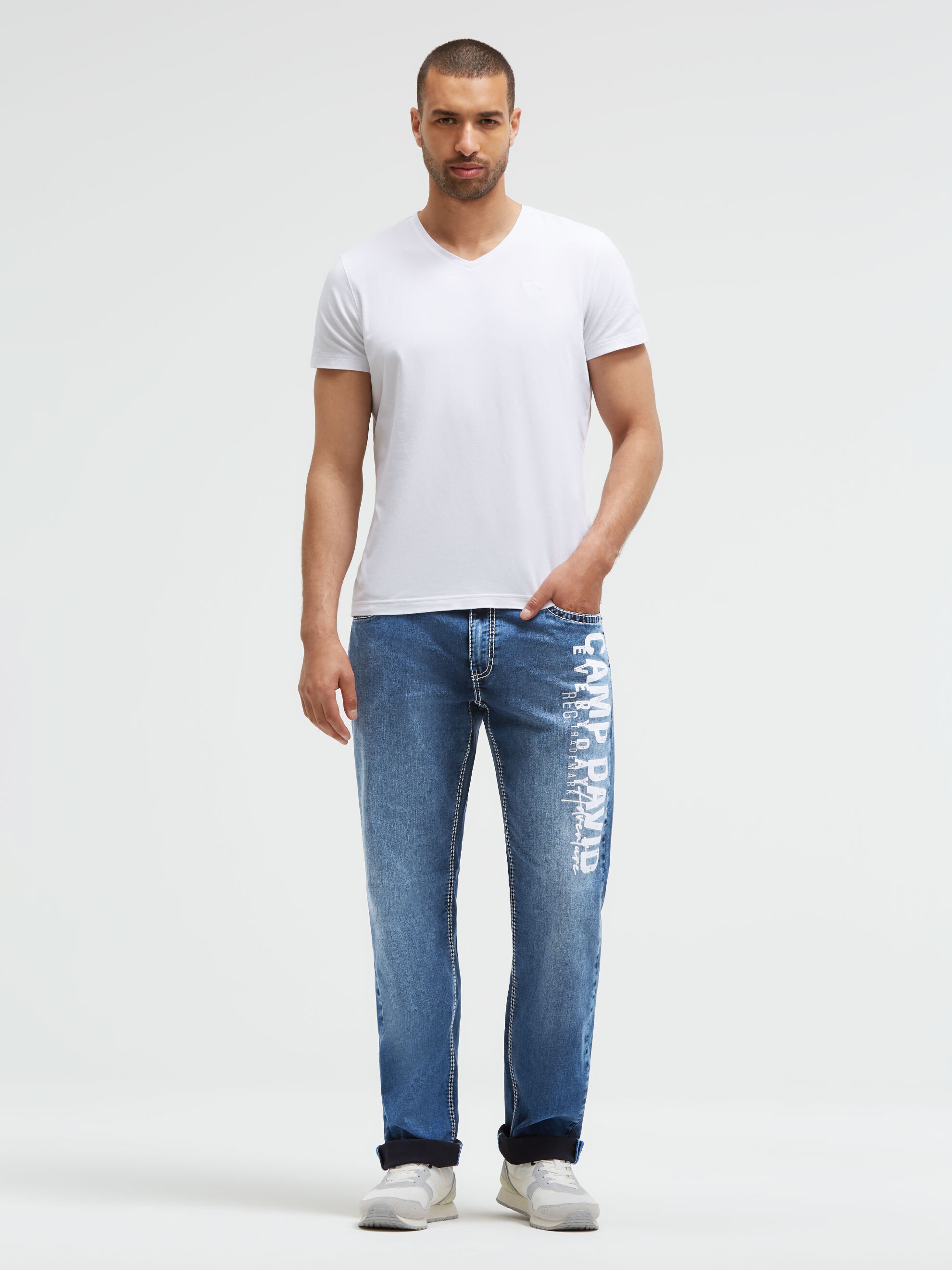 CAMP DAVID Comfort-fit-Jeans mit normaler Leibhöhe