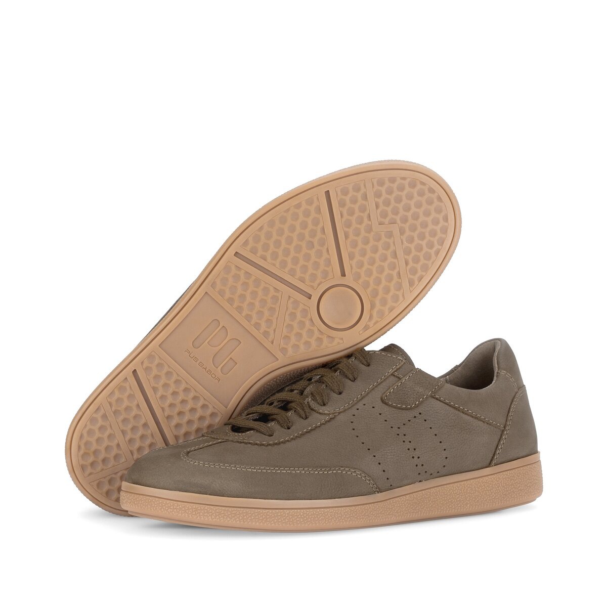 Sneaker GABOR "Sneaker low", Herren, Gr. 46, grün, Schuhe Sneaker 6