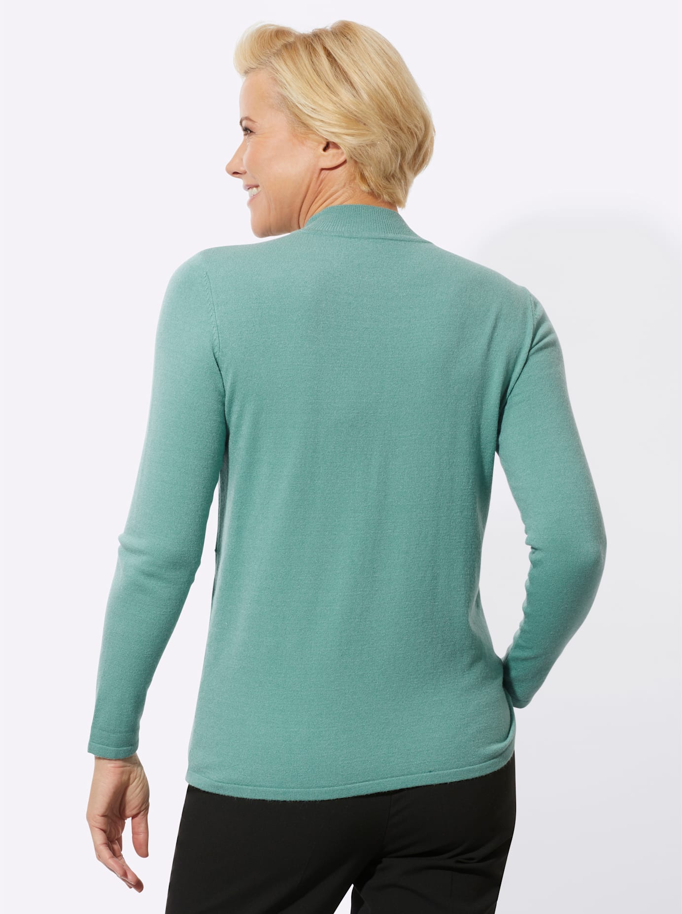 Thumbnail - Classic Strickpullover "Stehkragen-Pullover"