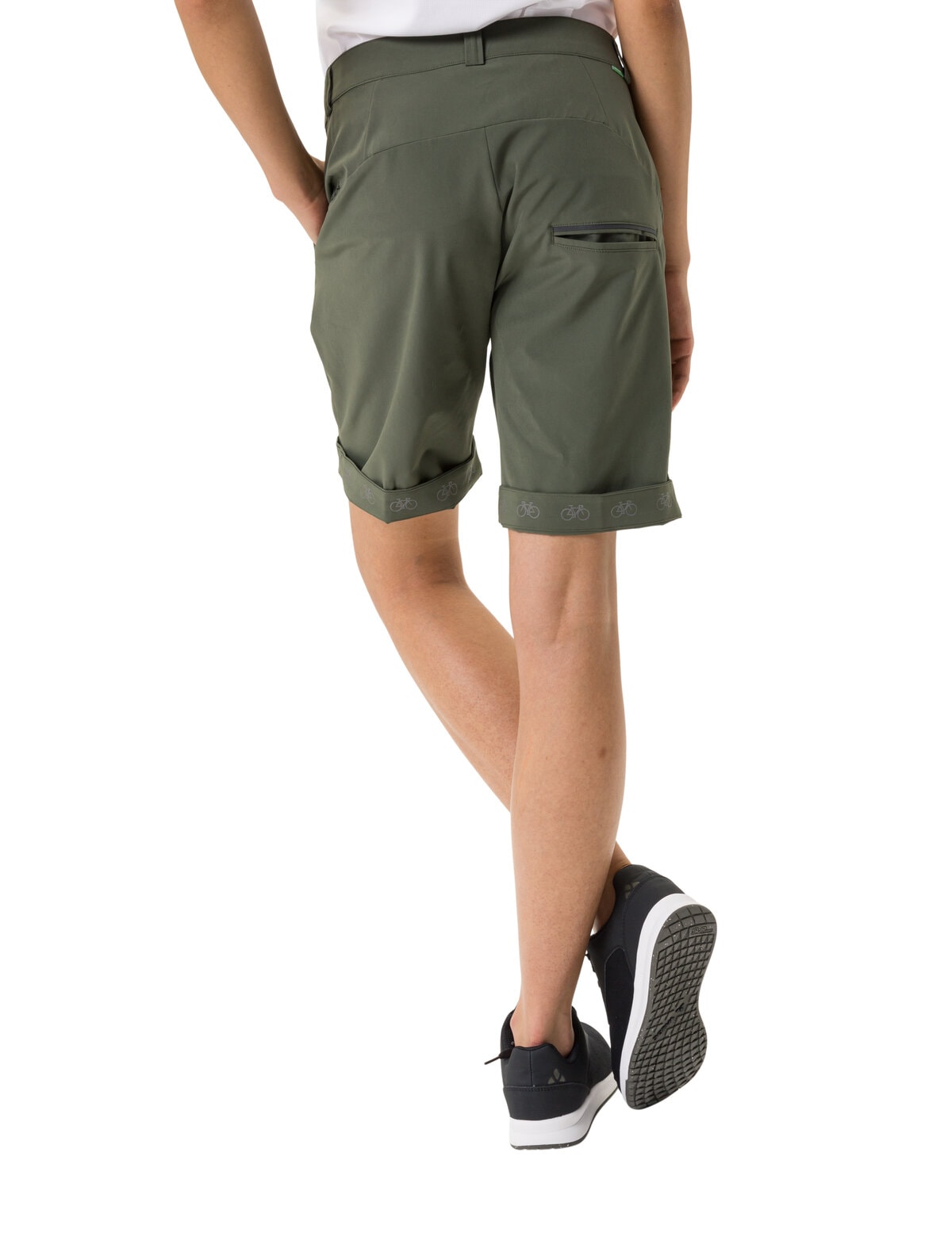 VAUDE Fahrradhose »WOMEN'S CYCLIST SHORTS«, reflektierende Elemente