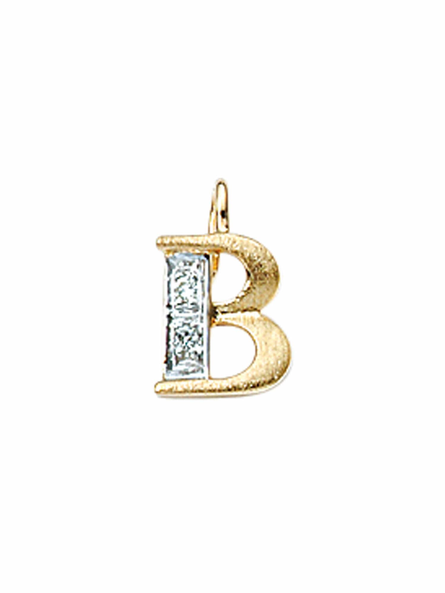Adelia´s Buchstabenanhänger »585 Gold Buchstabenanhänger Diamant kaufen Diamant«, Goldschmuck für Herren | Damen mit & BAUR mit