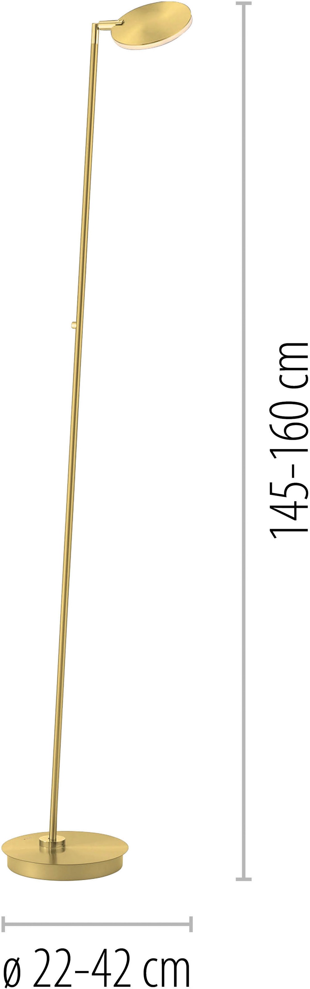 Paul Neuhaus LED Stehlampe »AKKU BENTE« LED-Board 1 Stk. warmweiß - kaltweiß Tastdimmer, CCT 2700-5000K, Memory, Akku betrieben, flexibel