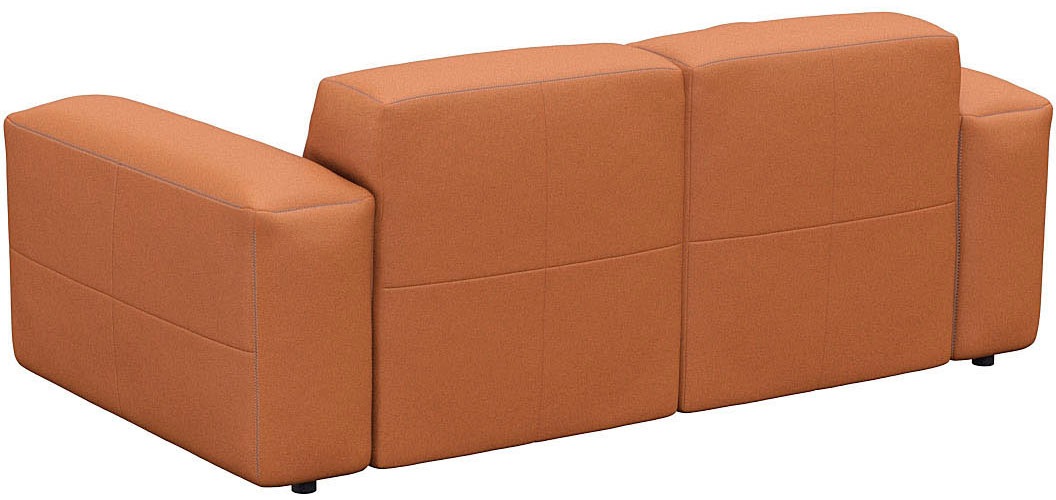 FLEXLUX 2-Sitzer »Lucera Sofa«, modern & anschmiegsam, Kaltschaum, Stahl-Wellenunterfederung