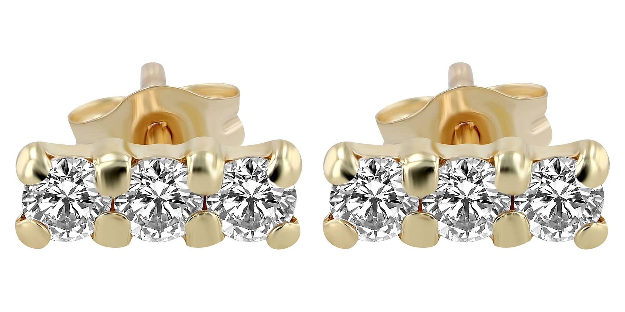 Adelia´s Paar Ohrhänger »Ohrringe – Ohrstecker aus 333 Gold« Perfekt als Geschenk für besondere Menschen