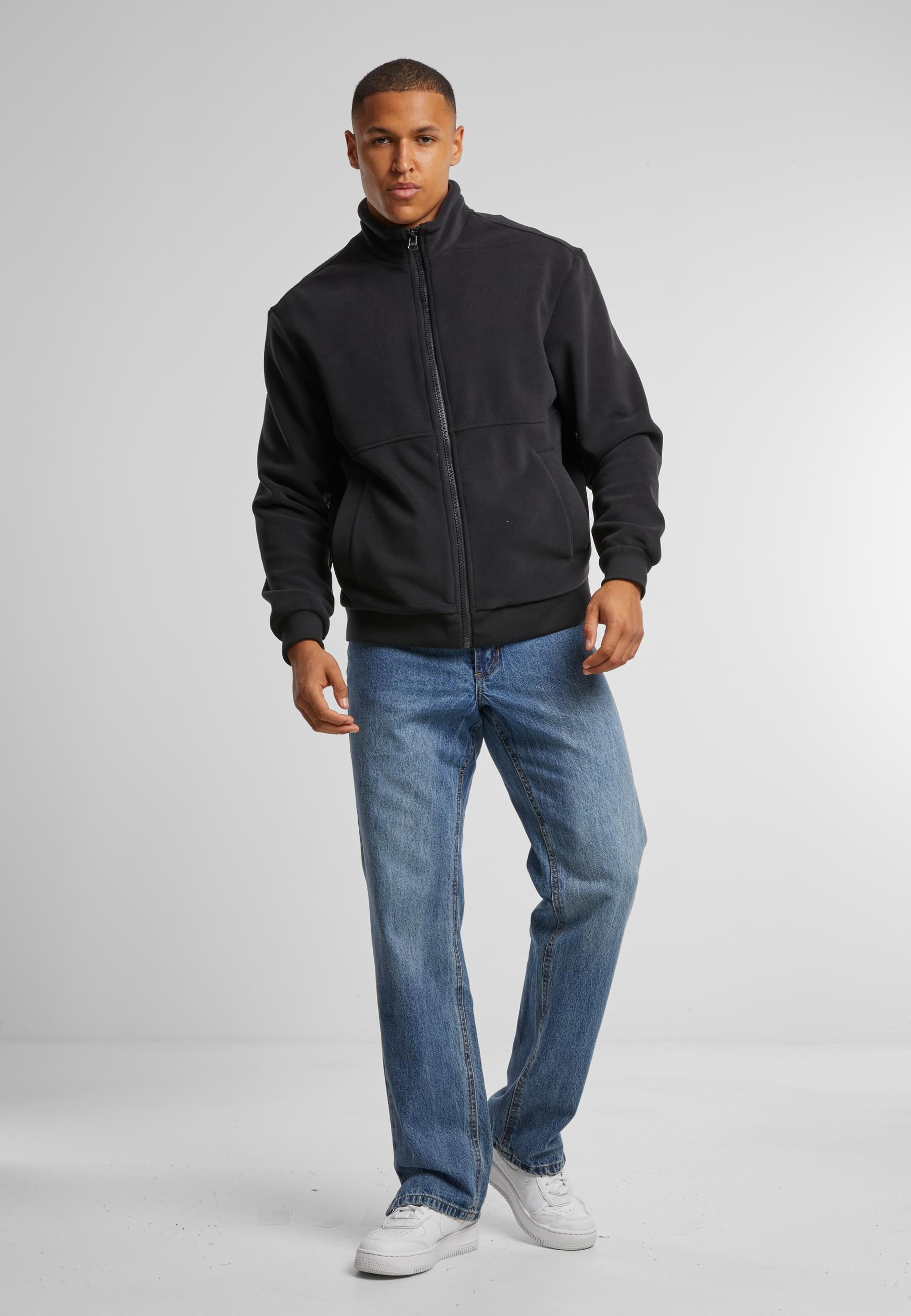 URBAN CLASSICS Allwetterjacke »Urban Classics Colour Block Polar Fleece Jacket«, (1 St.), ohne Kapuze