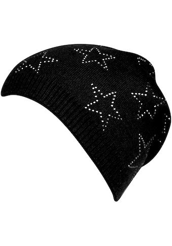 Capelli New York Kepurė Strickbeanie su Schmucksteinen