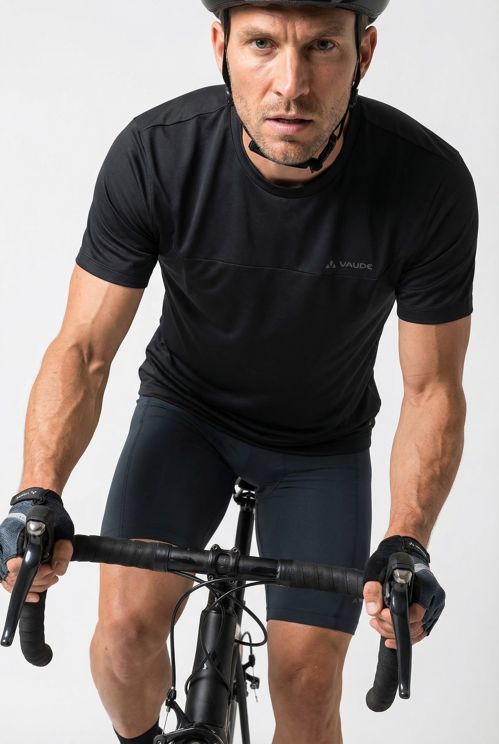 Radtrikot VAUDE "SE ME FELLING TRIKOT", Herren, Gr. S, schwarz, Obermaterial: 100% Polyester, Trikots, für Radsport, sportlicher Stil