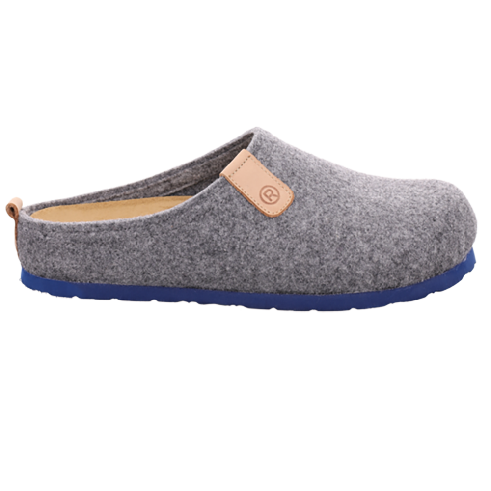 Rohde Pantoffel "Napoli-H" Hausschuh, Homeslipper, Wohlfühlschuh mit Label