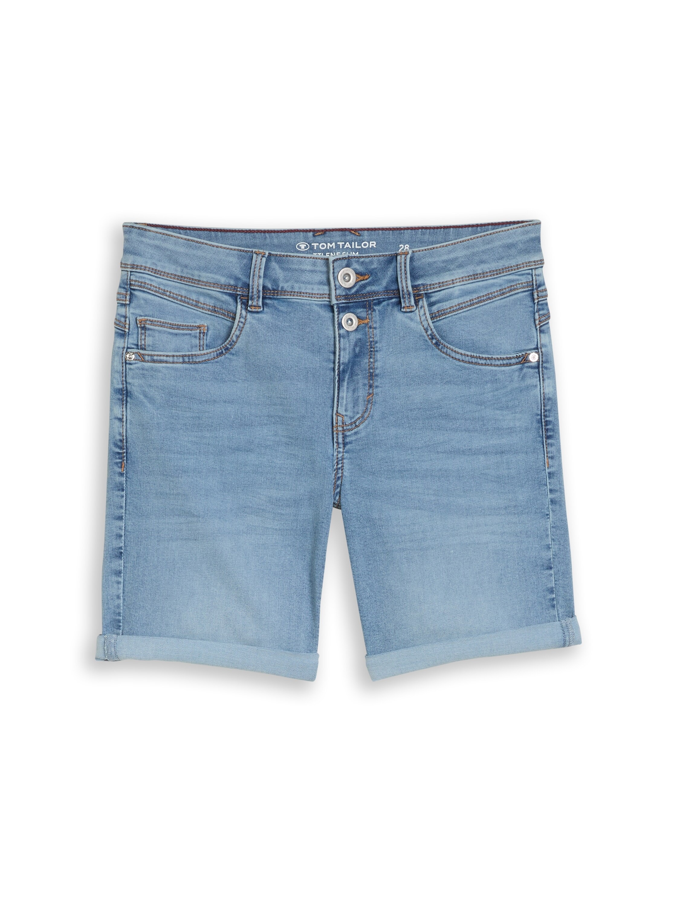 Tom Tailor 1050413 Damen Jeansshorts Light Stone Blue 28 3