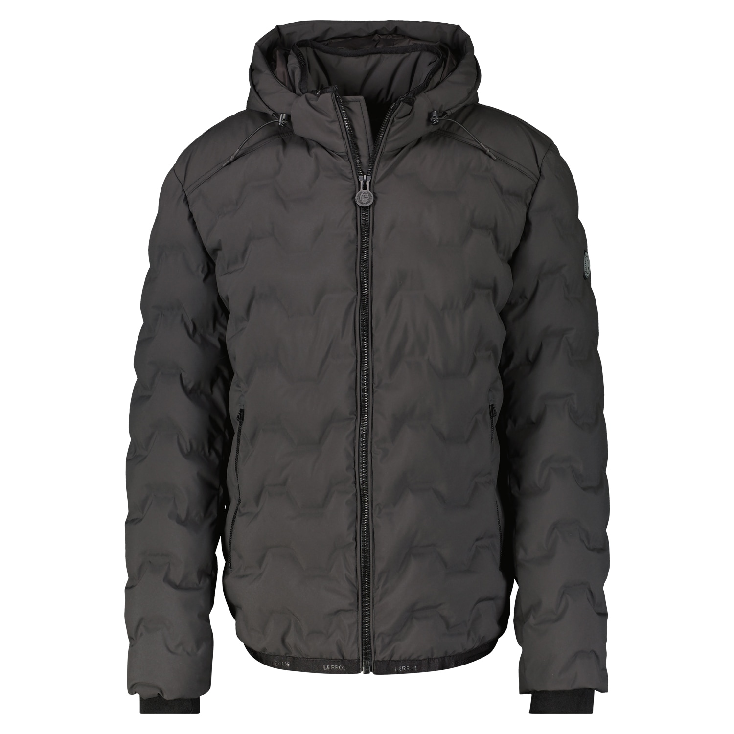 Lerros Winterjacke su Kapuze su Markenschrift...