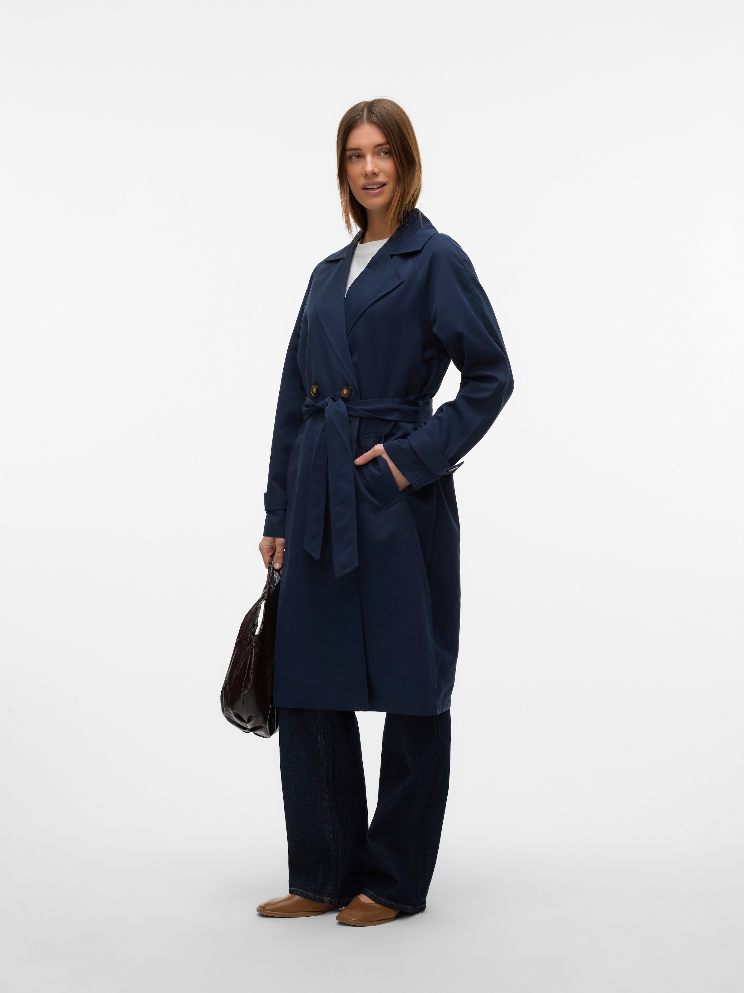 Vero Moda Trenchcoat »VMLOU LONG TRENCHCOAT NOOS«