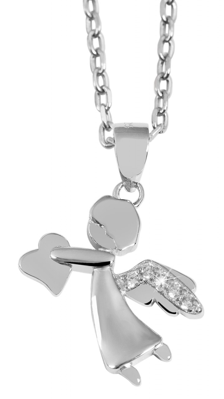 Adelia´s Kettenanhänger »hochwertiger Engel Anhänger aus 925 Sterling Silber«