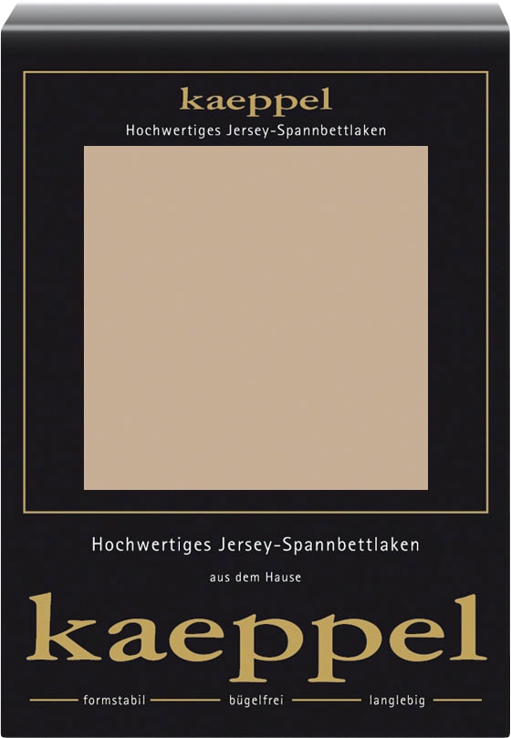 Kaeppel Spannbettlaken "Single Jersey Mako Cotton" Bettlaken aus 100% Baumw günstig online kaufen