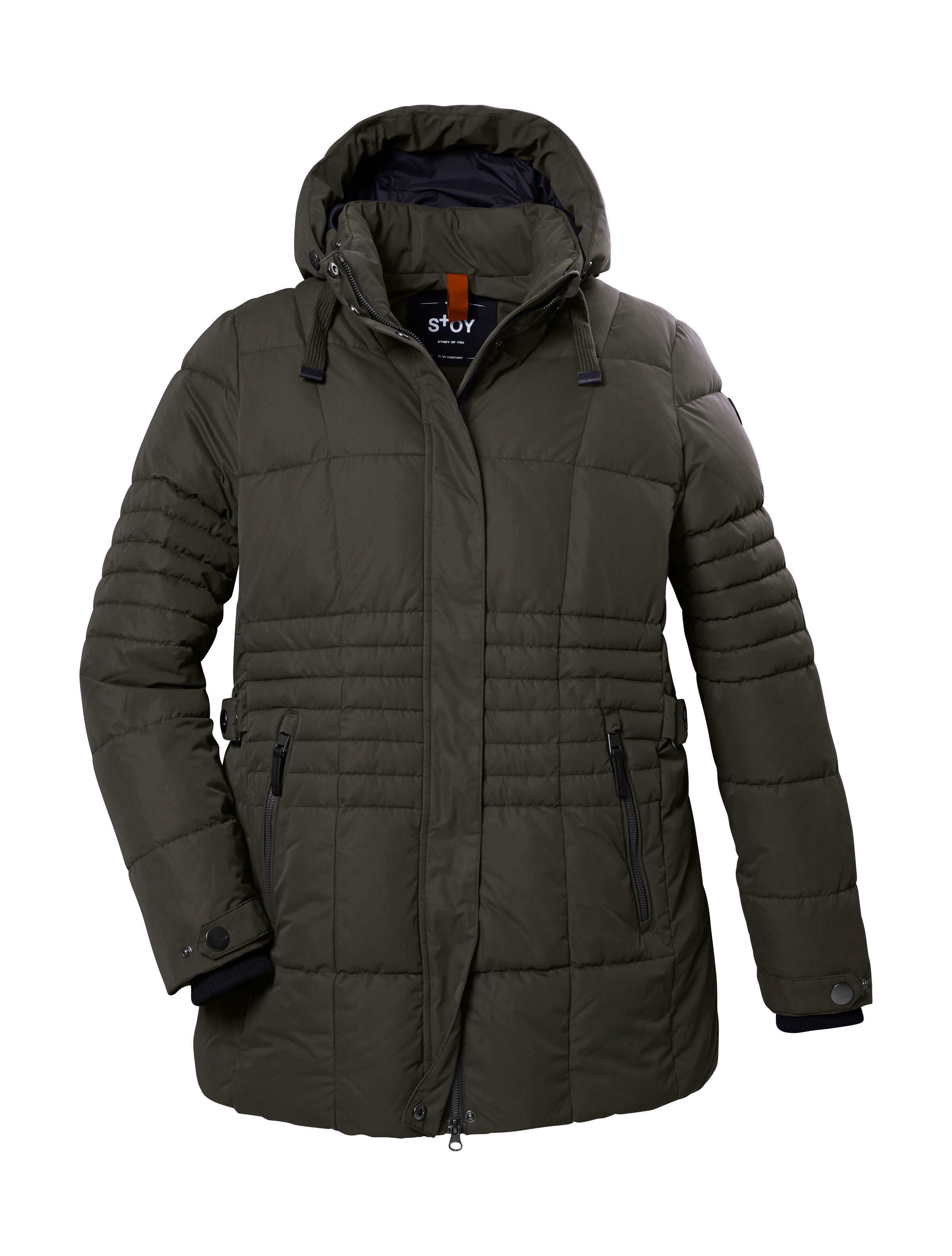 STOY Steppjacke »STW 3 WMN QLTD JCKT« Wasserabweisend, winddicht, atmungsaktiv, verstellbare Kapuze