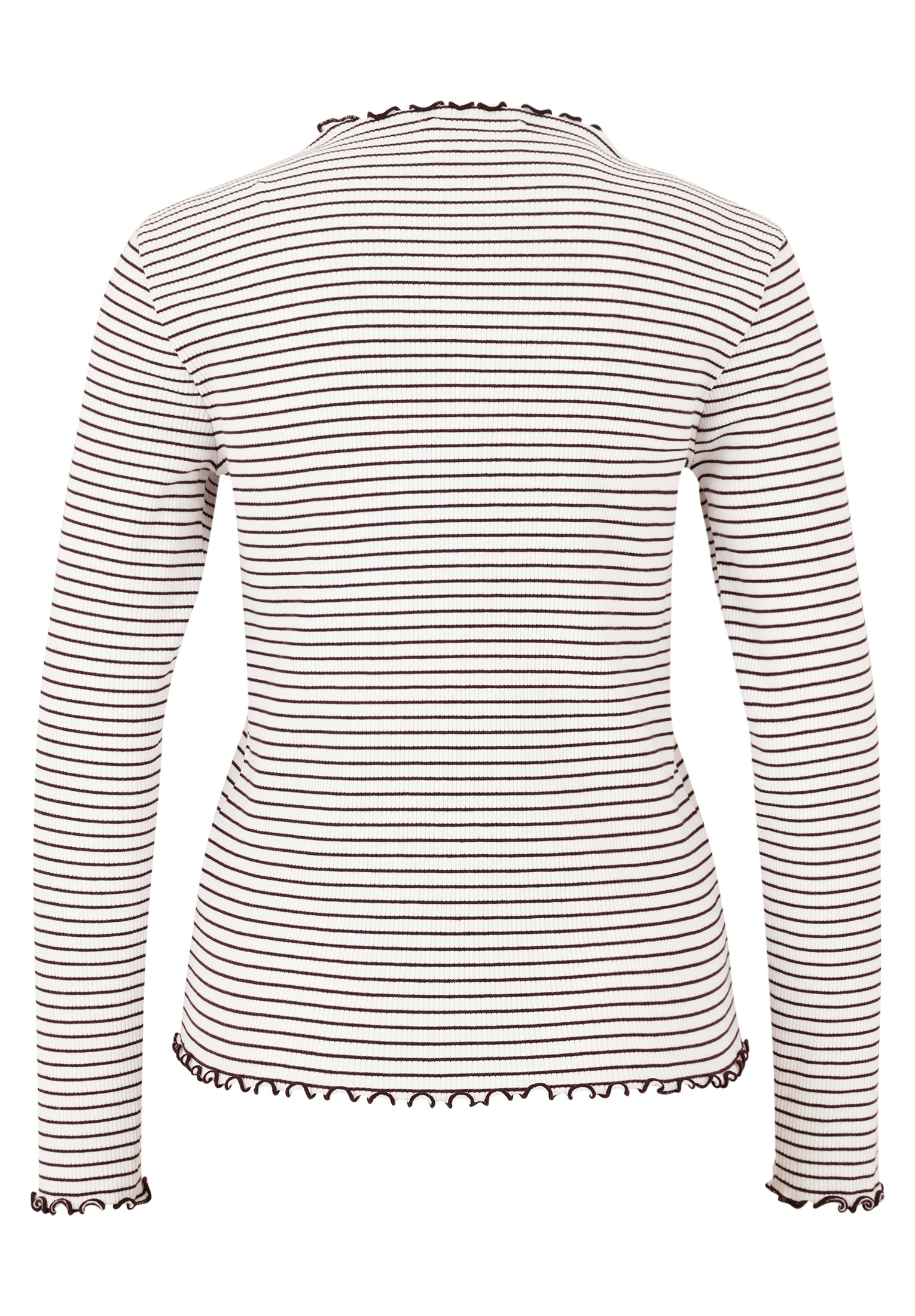 Cartoon Kurzarmshirt "Damen Langarm-Shirt mit Kragen" 1 Stk. tlg. günstig online kaufen