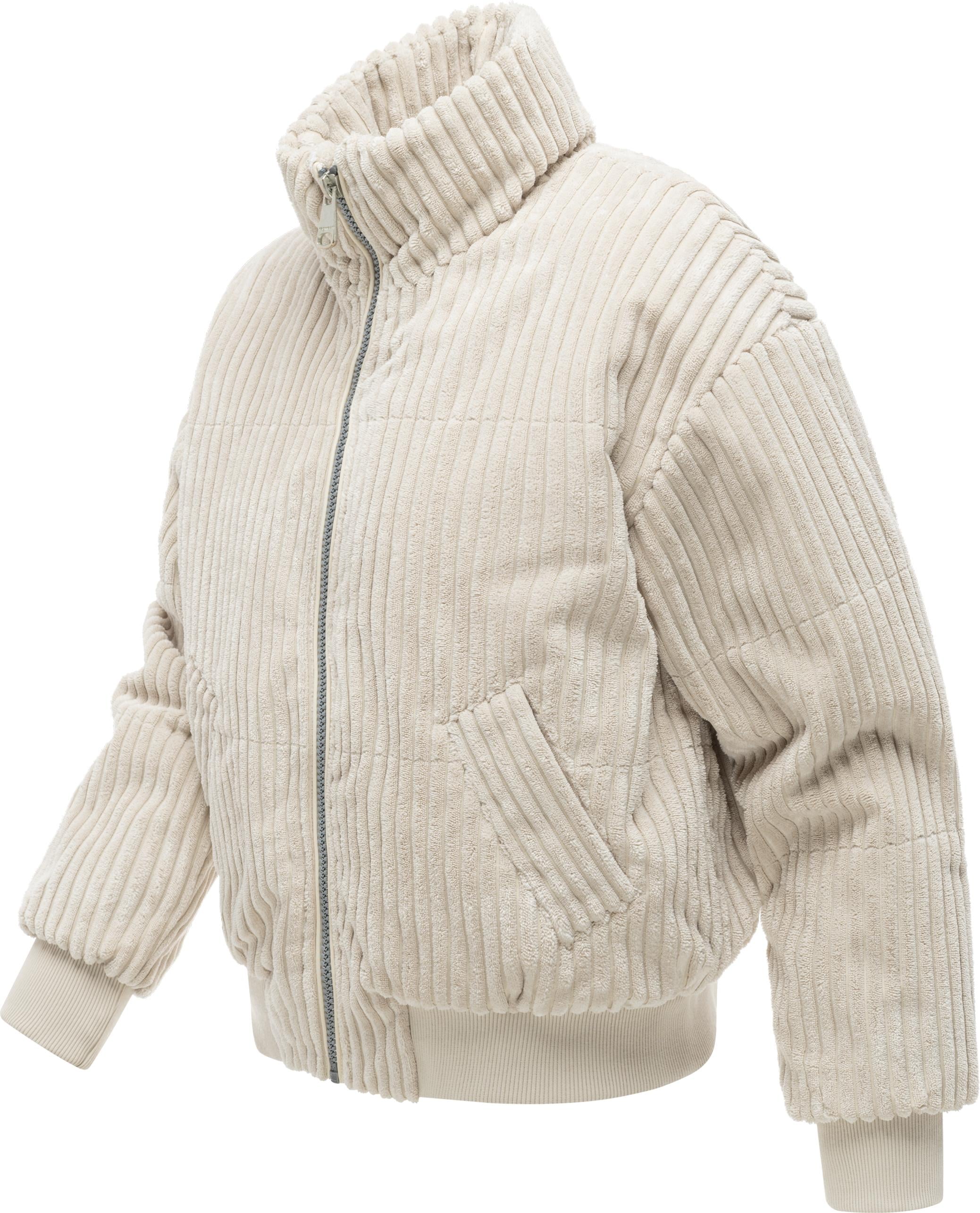 Ragwear Cordjacke »Tillie Cordy Y« ohne Kapuze Warme Damen Kordjacke mit Stehkragen
