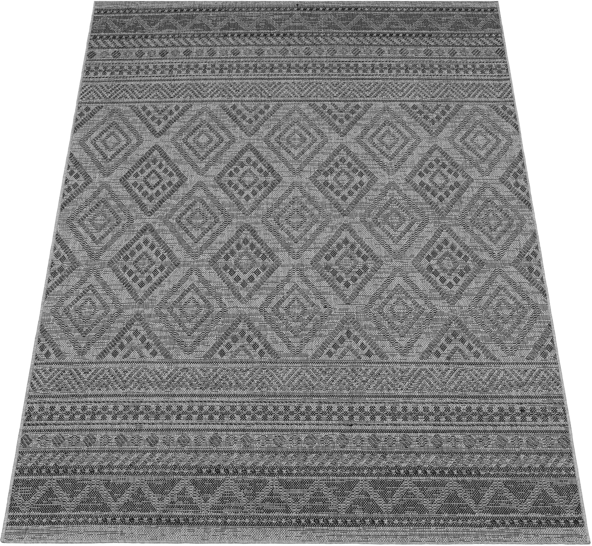 Paco Home Teppich "Vermont 184" rechteckig 4 mm Höhe Flachgewebe, modernes günstig online kaufen