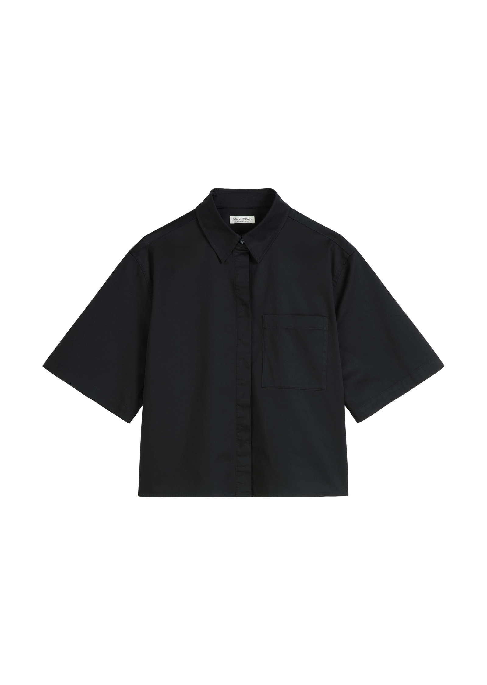 Marc O'Polo Kurzarmbluse »aus Organic Cotton-Mix«