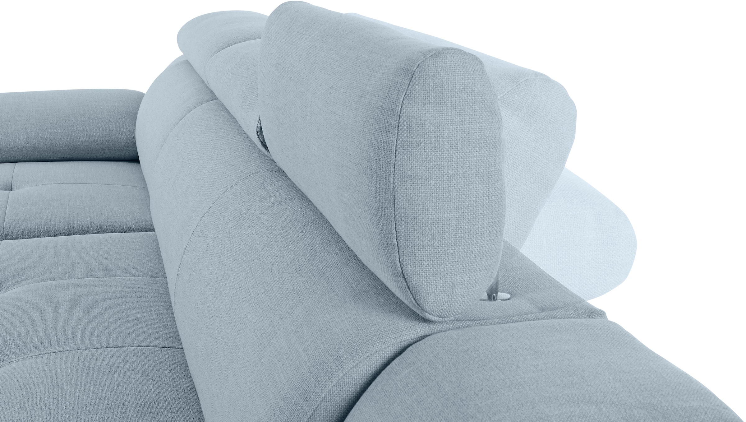 sit&more Ecksofa »Top Andiamo L-Form«, wahlweise mit Bettfunktion, inklusive Kopfteilverstellung
