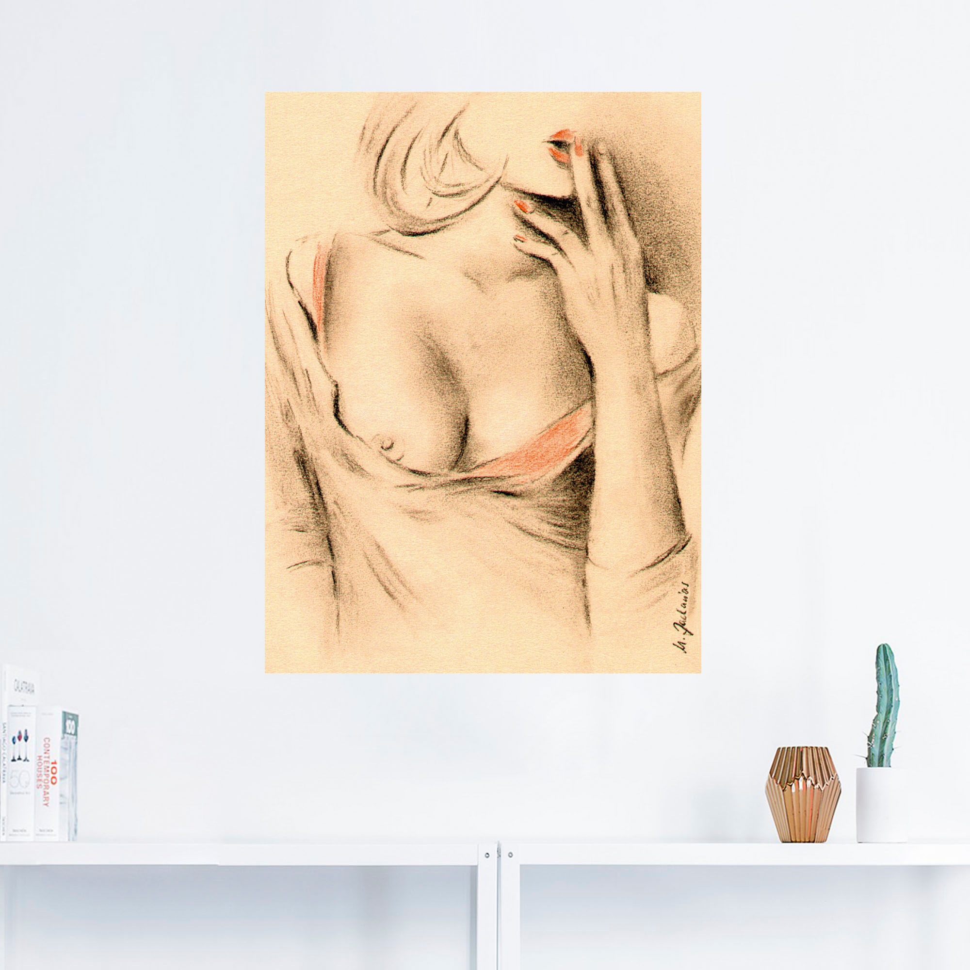 Artland Wandbild »Aphrodite der Moderne«, Frau, (1 St.), als Leinwandbild, Poster, Wandaufkleber in verschied. Größen