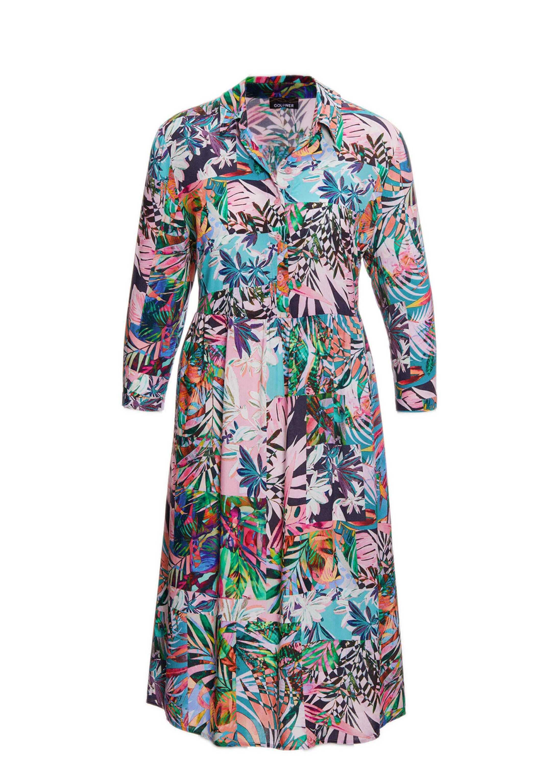 GOLDNER Blusenkleid "Leichtes Druckkleid aus trageangenehmer Viskose" günstig online kaufen
