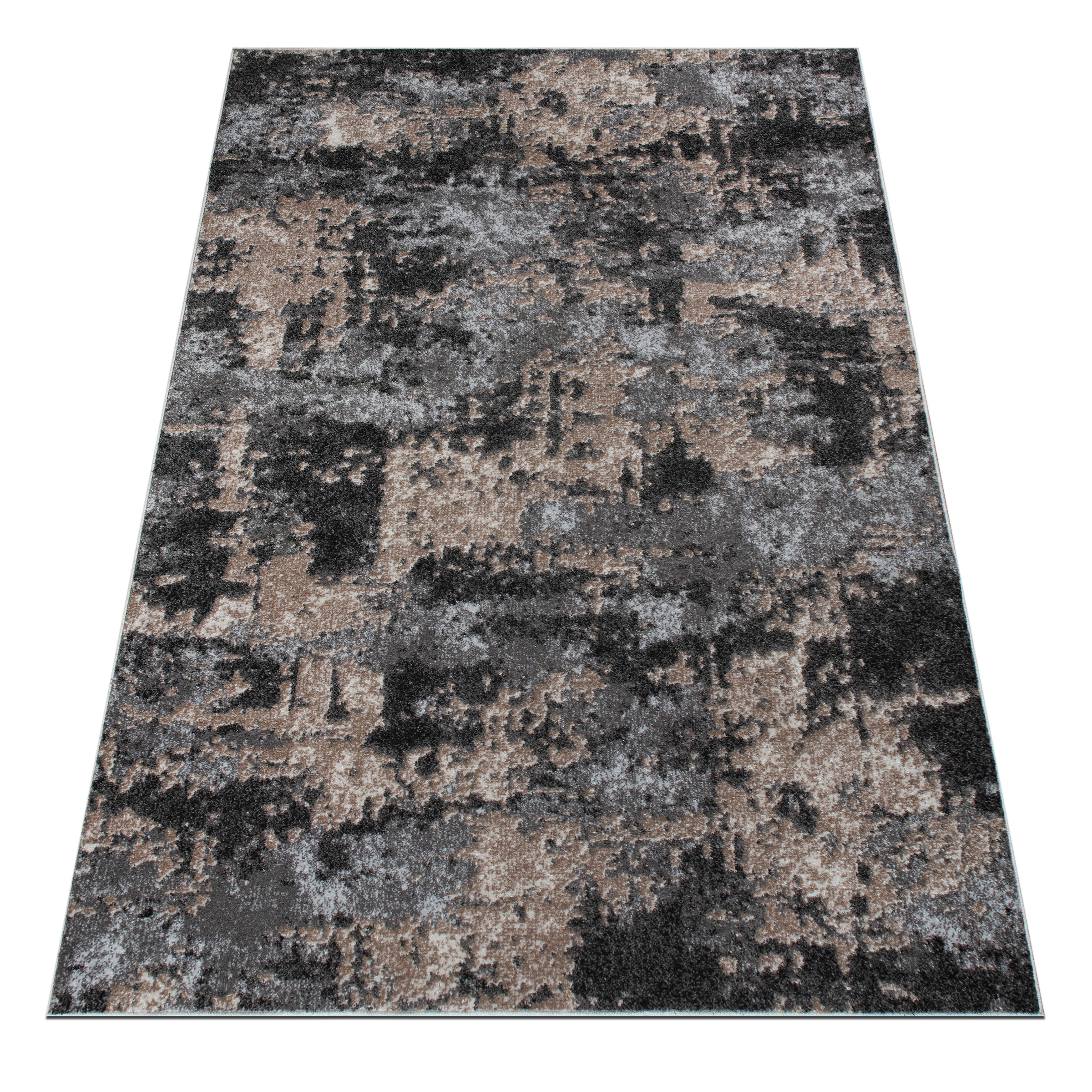 OTTO home Teppich »Janory, Marmor-Optik«, rechteckig, 9 mm Höhe, mit besonders weichem Flor, Kurzflor, modernes Design