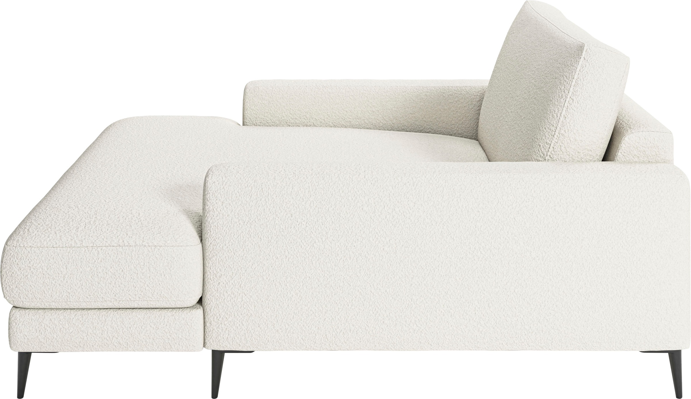INOSIGN Chaiselongue »Downtown Loungemöbel zum Relaxen, B/T/H: 132/170/84 cm«, auch in Bouclé, Cord und Easy care - leicht mir Wasser zu reinigen