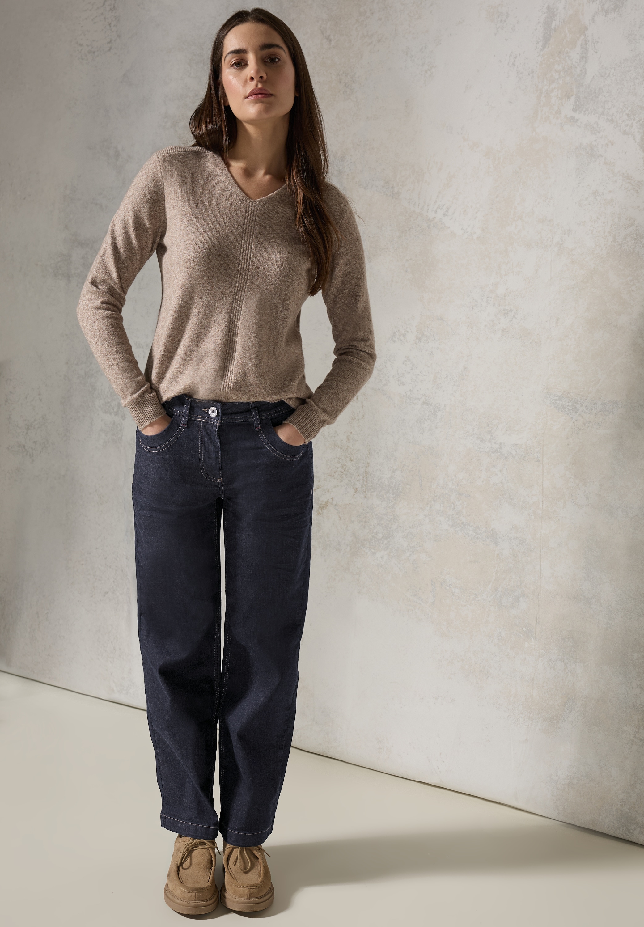 Cecil Weite Jeans, 5-Pocket-Style