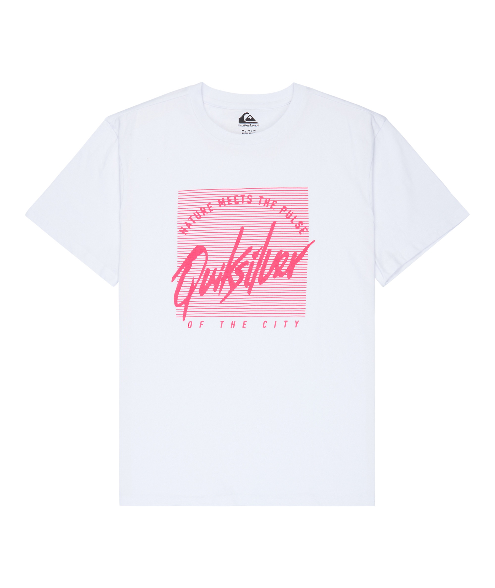 Quiksilver T-Shirt »RETRO MOOD SHORT SLEEVE« Kurzarm-Design, aus Baumwolle, in den Größen S bis XXL
