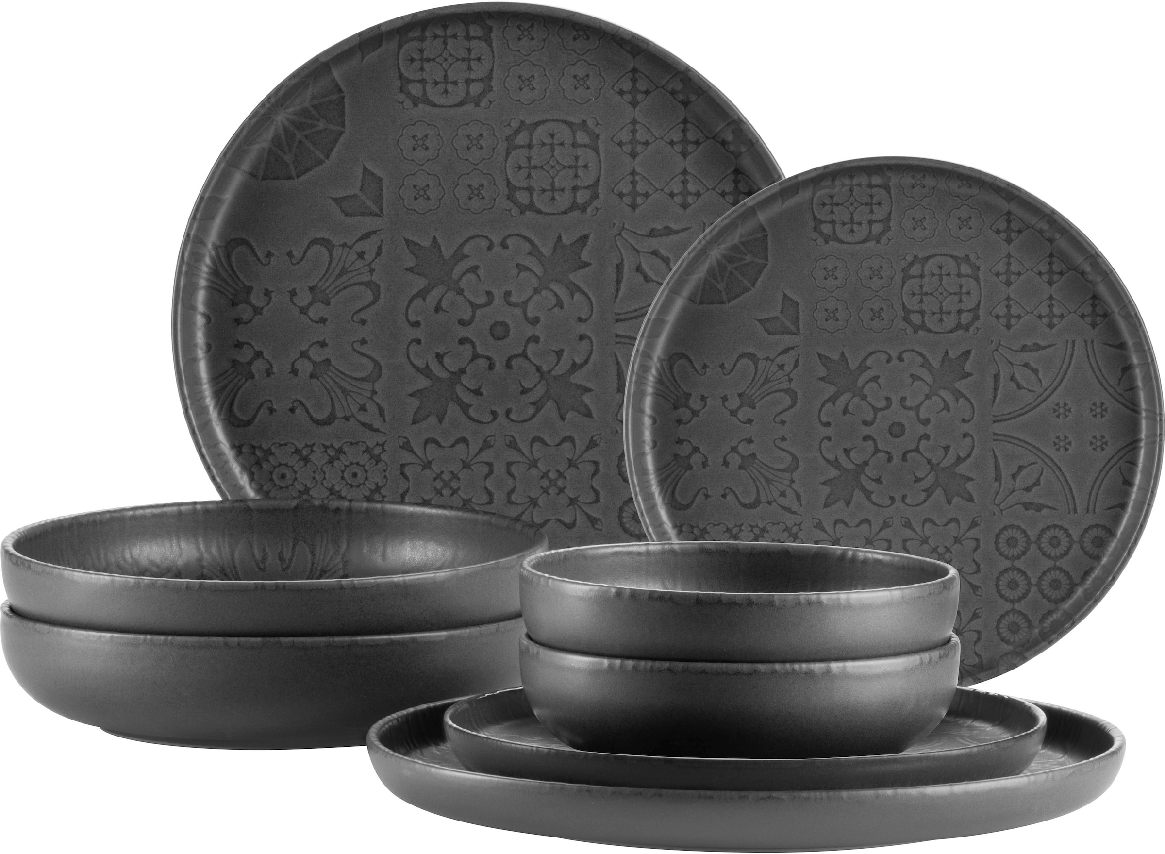 MÄSER Kombiservice "Geschirr-Set, Service Traditional Tiles" kunstvolle Orn günstig online kaufen
