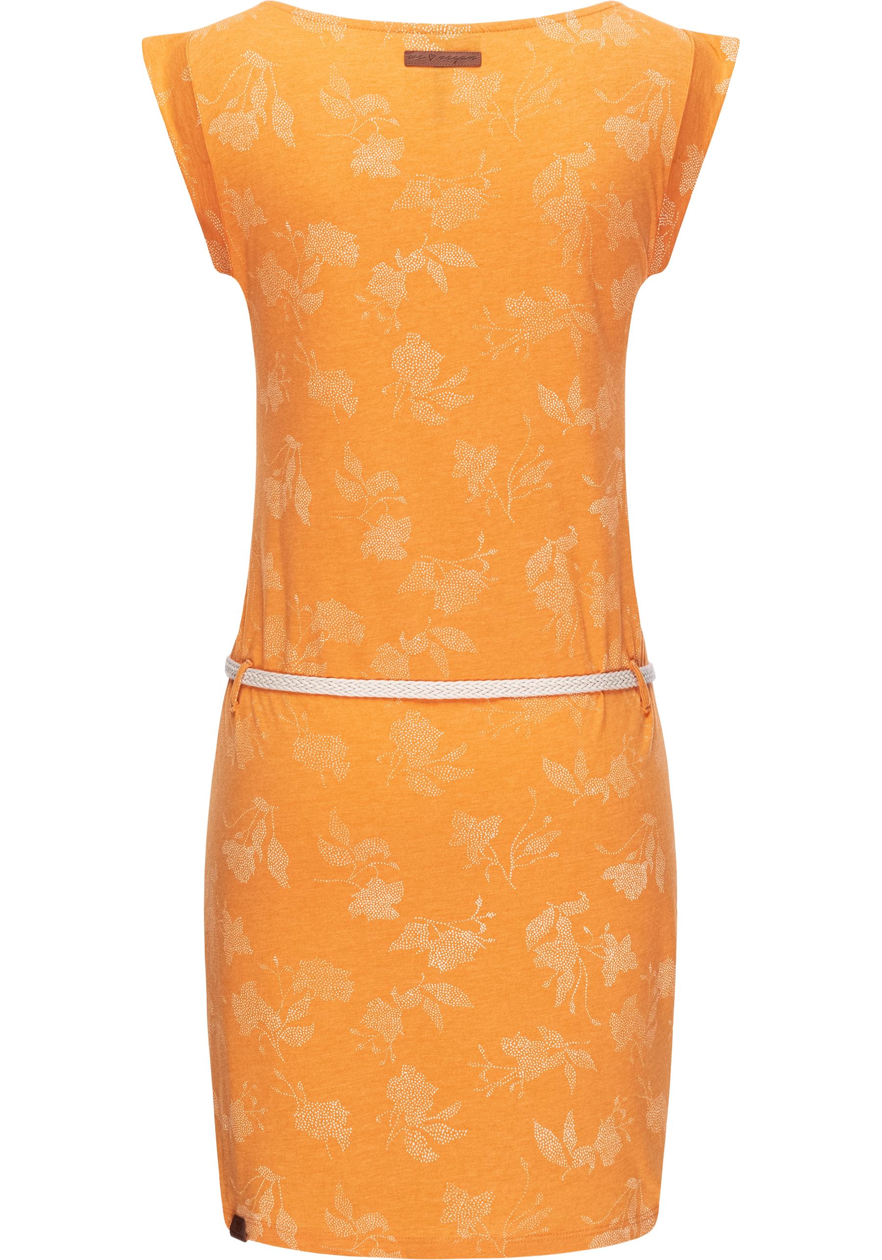 Thumbnail - Ragwear Shirtkleid "Tag Rose Intl.", stylisches Sommerkleid mit Print und hochwertigem Gürtel