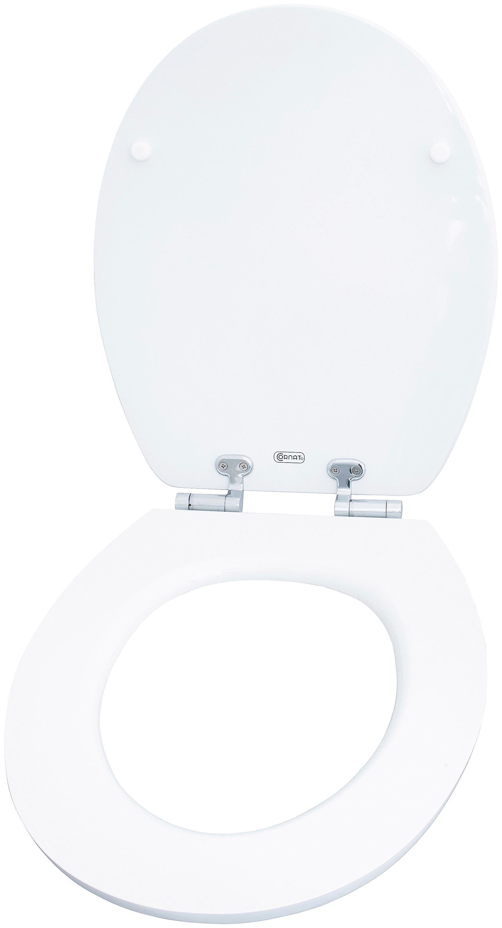 CORNAT WC-Sitz »Elegante Acryl-Oberfläche - Hochwertiger Holzkern«, Absenkautomatik & Schnellbefestigung - Komfortables Sitzgefühl