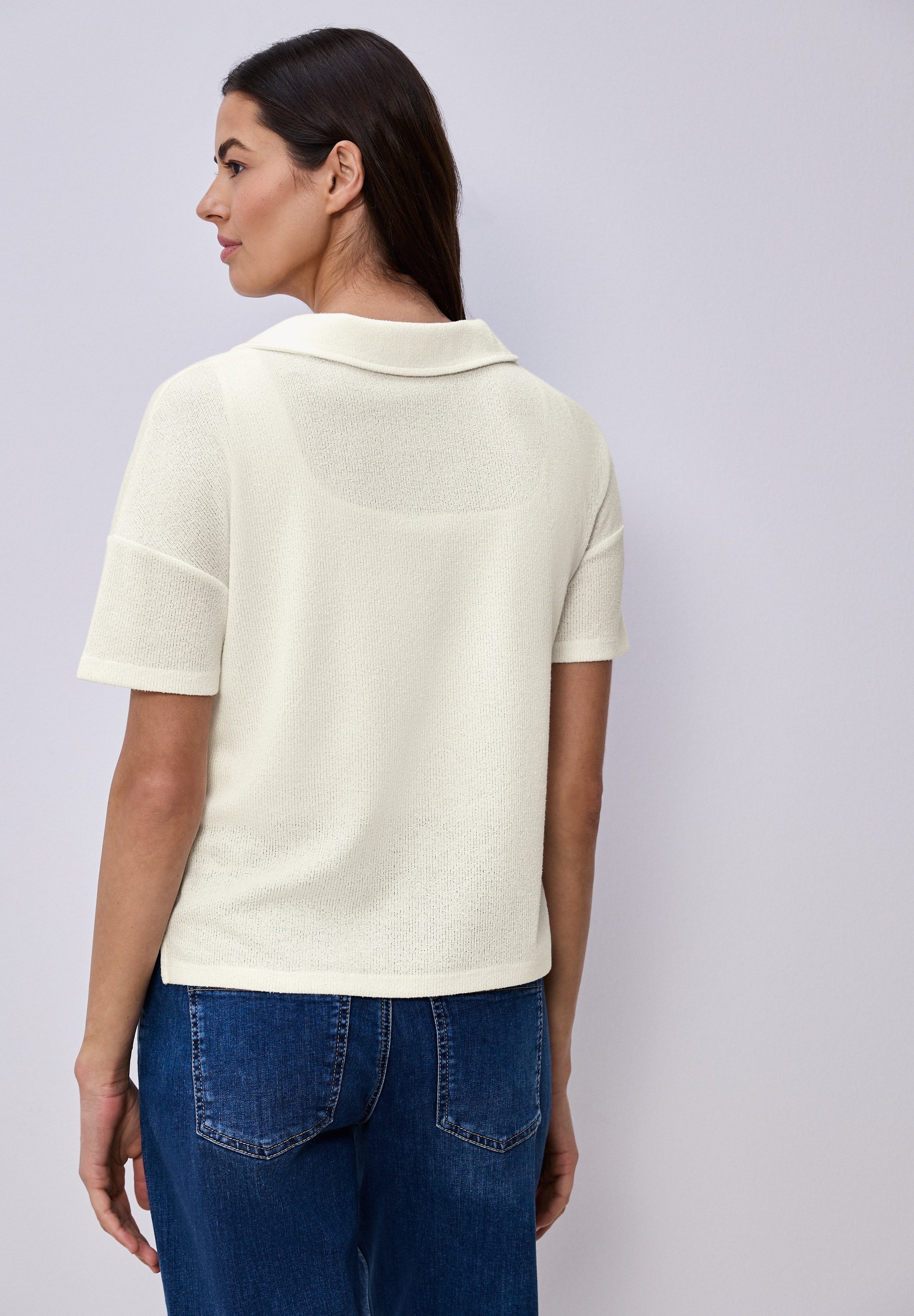 STREET ONE Poloshirt aus softer Viskose günstig online kaufen