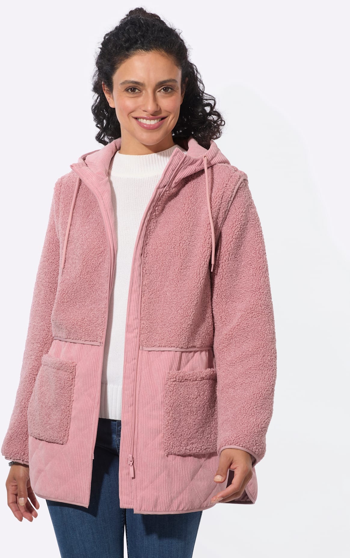 Inspirationen Doppeljacke mit Kapuze