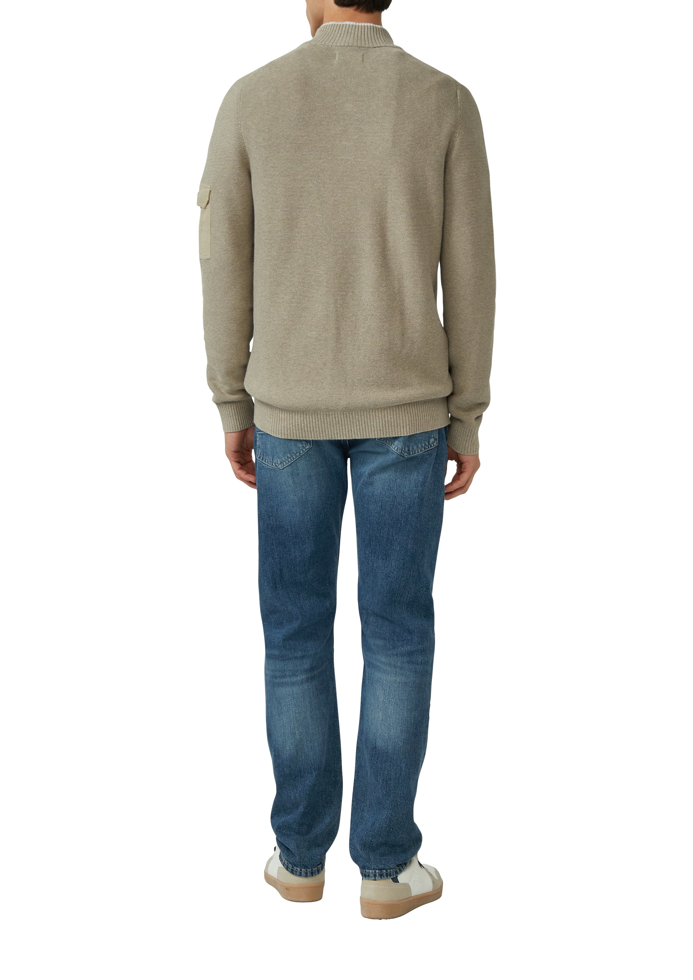 s.Oliver Strickpullover mit Logo Stickerei