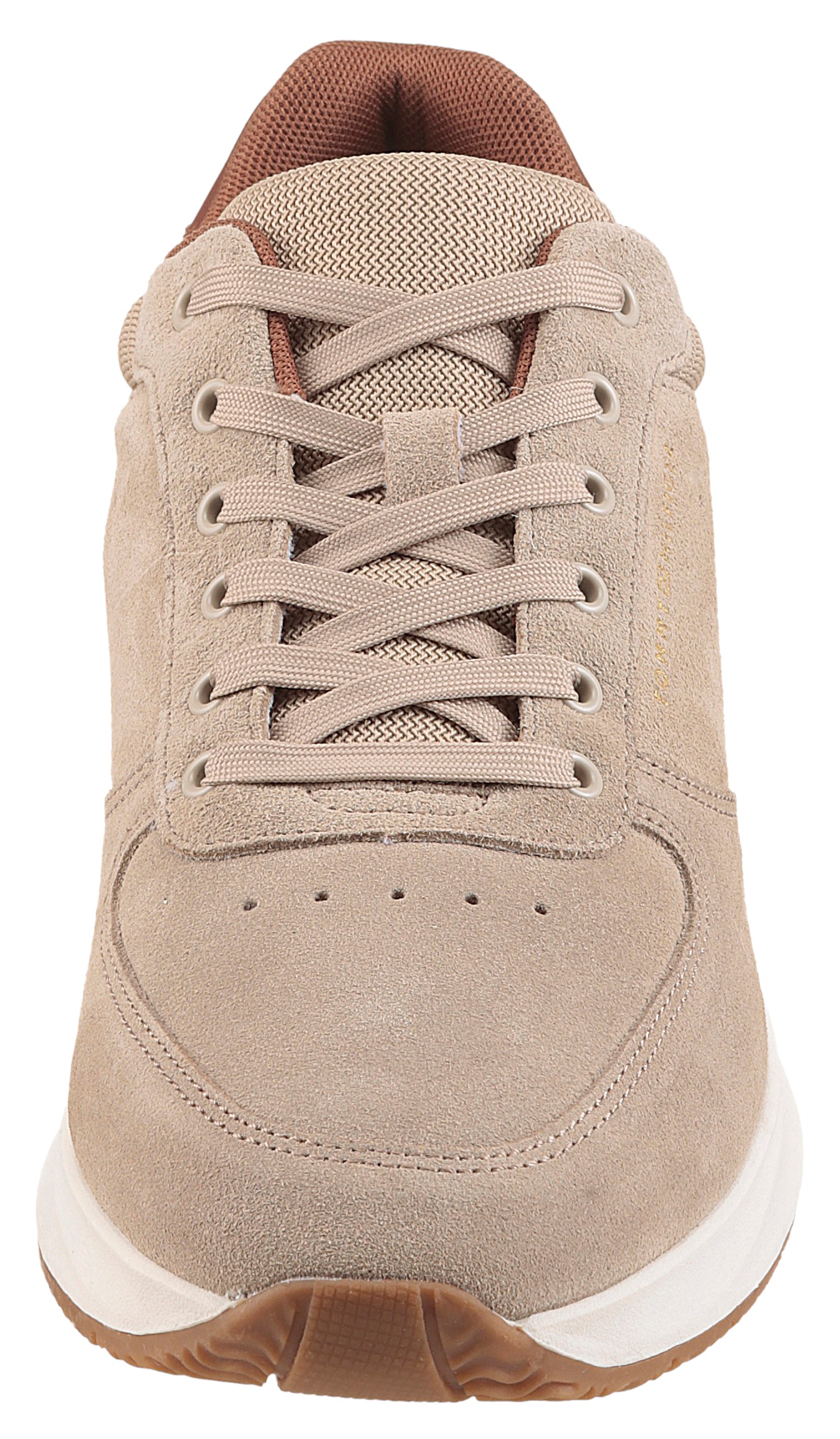 Tommy Hilfiger Sneaker »PREMIUM SUEDE HYBRID«, Freizeitschuh, Halbschuh, Schnürschuh, weiche Schaftrand-Polsterung