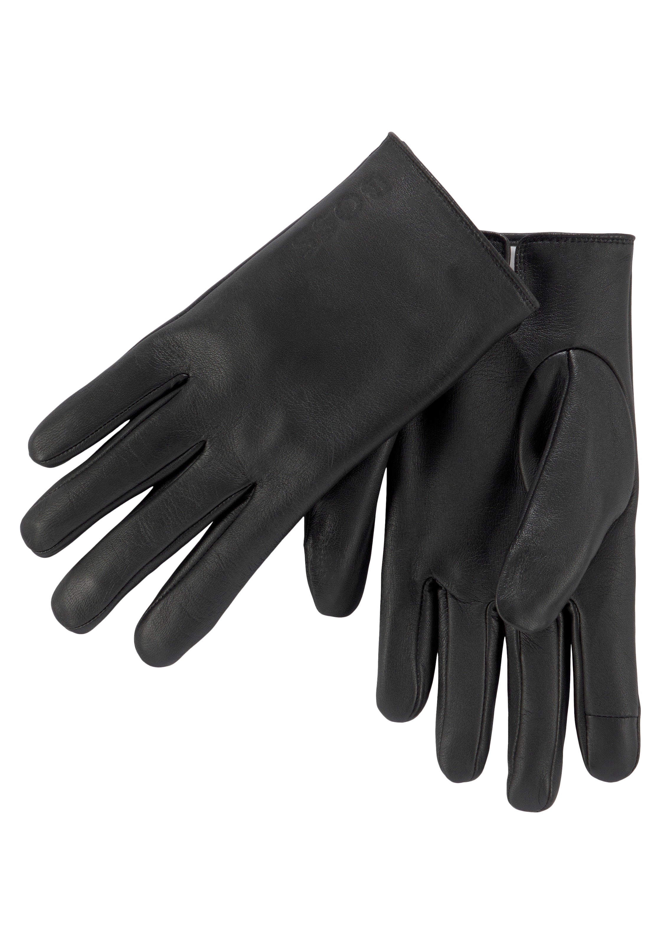 kaufen Prägung ORANGE | zarter Lederhandschuhe »Glove 1025162«, BOSS BOSS mit BAUR