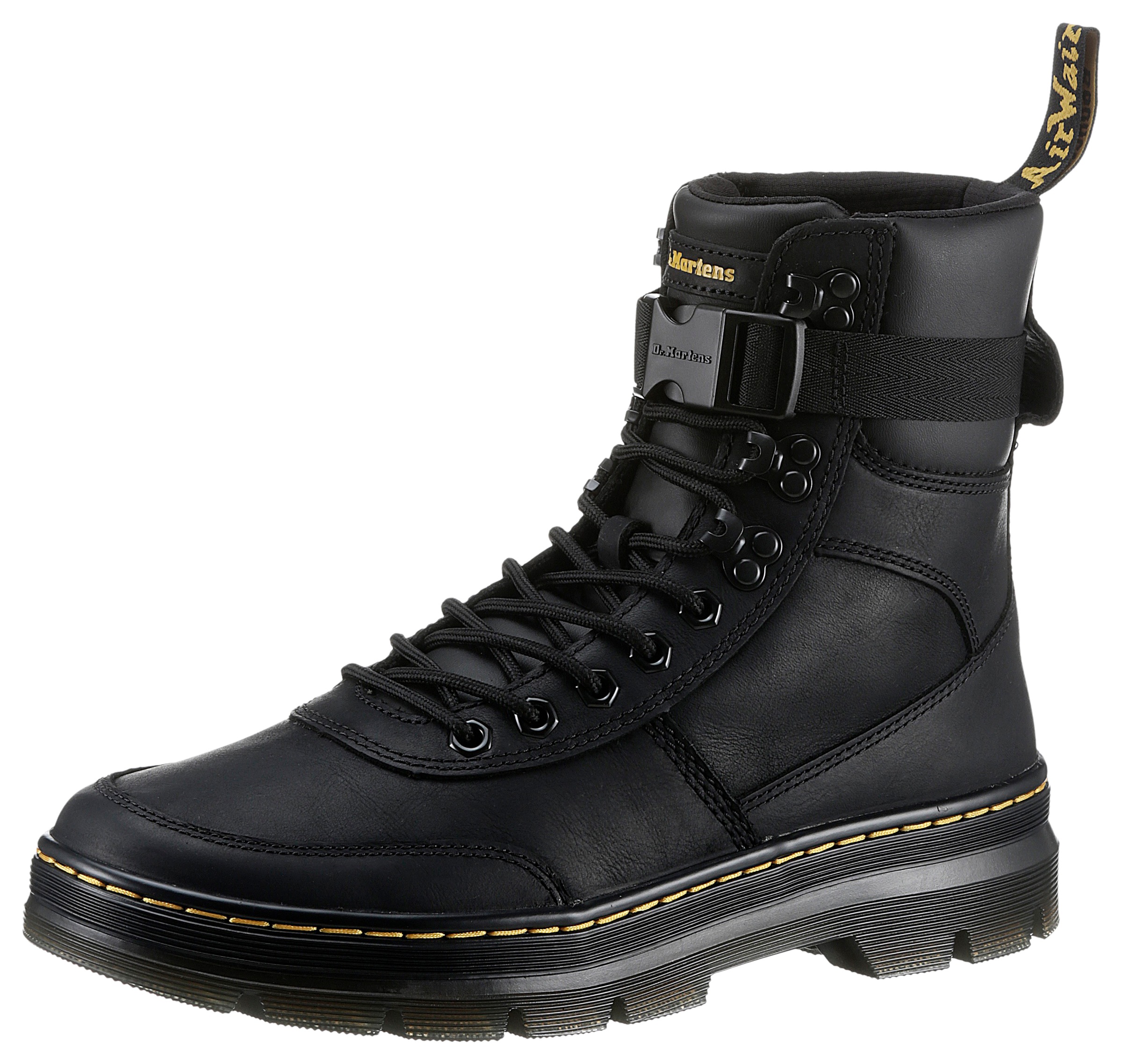 DR. MARTENS Schnürboots "Combs Tech", mit Zierriemen und Clipverschluss