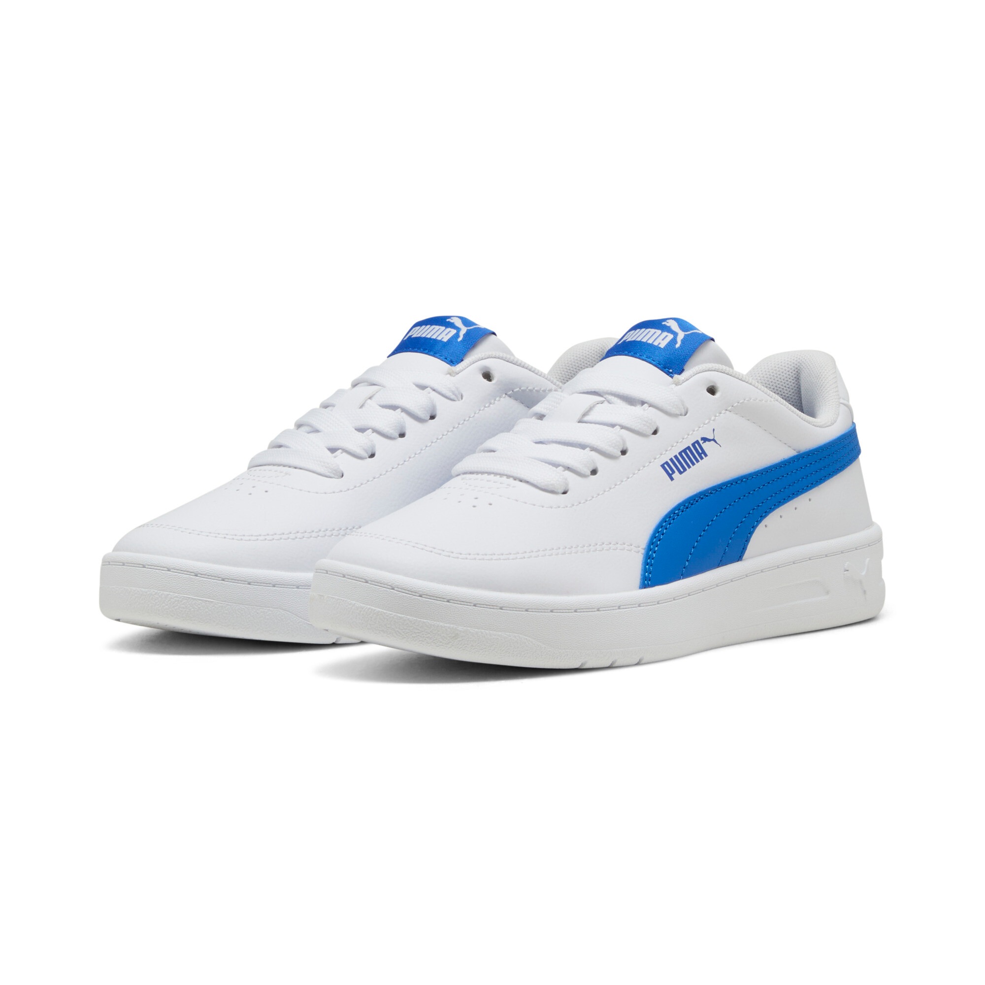PUMA Damen Sneaker "COURT CLASSIC CLEAN JR", Gr. 36, weiß, Synthetik, Schuhe, für Jugendliche
