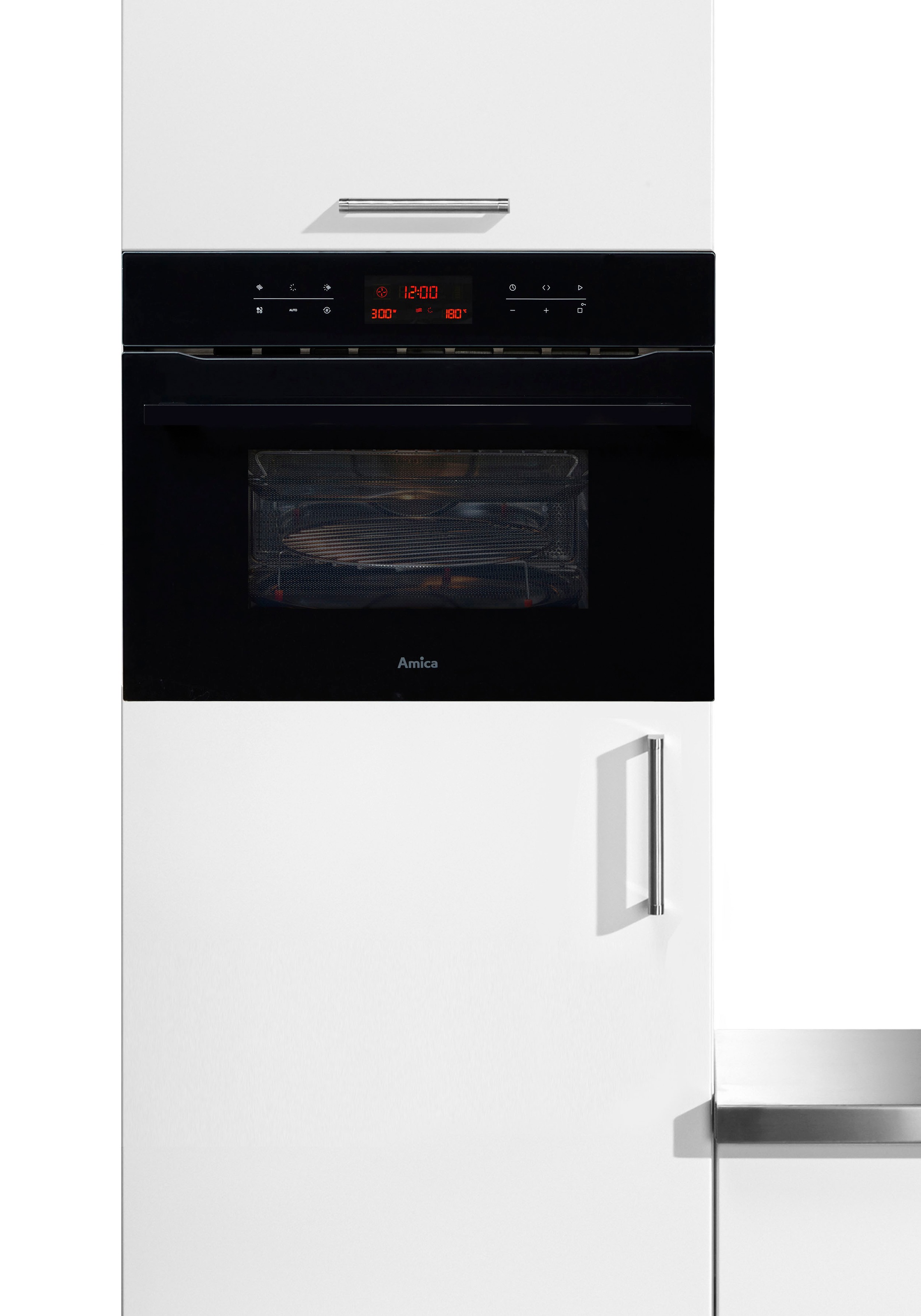 Amica Backofen mit Mikrowelle "EBC 841 600 S" Heißluft, Umluft, Automatikpr günstig online kaufen