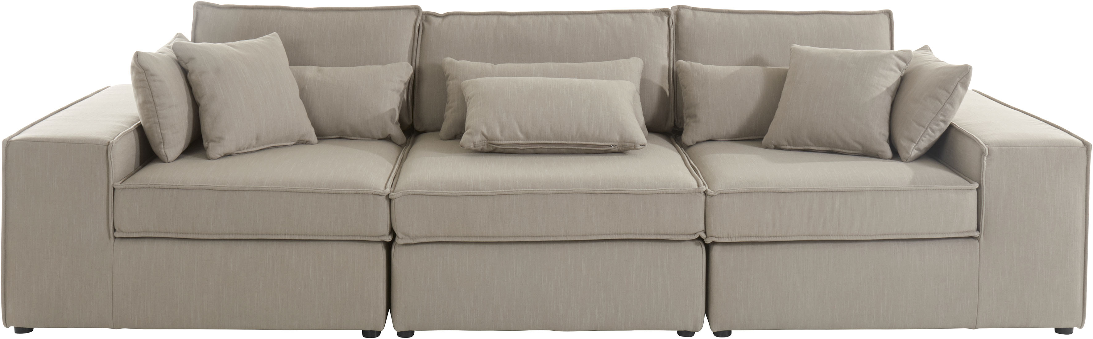 Thumbnail - OTTO home 3-Sitzer "Florid" 3 Teile, bestehend aus Modulen, viele Bezugsqualitäten, auch in Cord