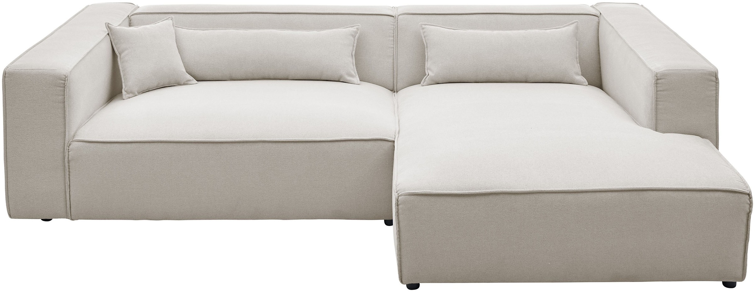 LeGer Home by Lena Gercke Ecksofa "PIARA XXL, Big-Sofa in Cord oder Leineno günstig online kaufen