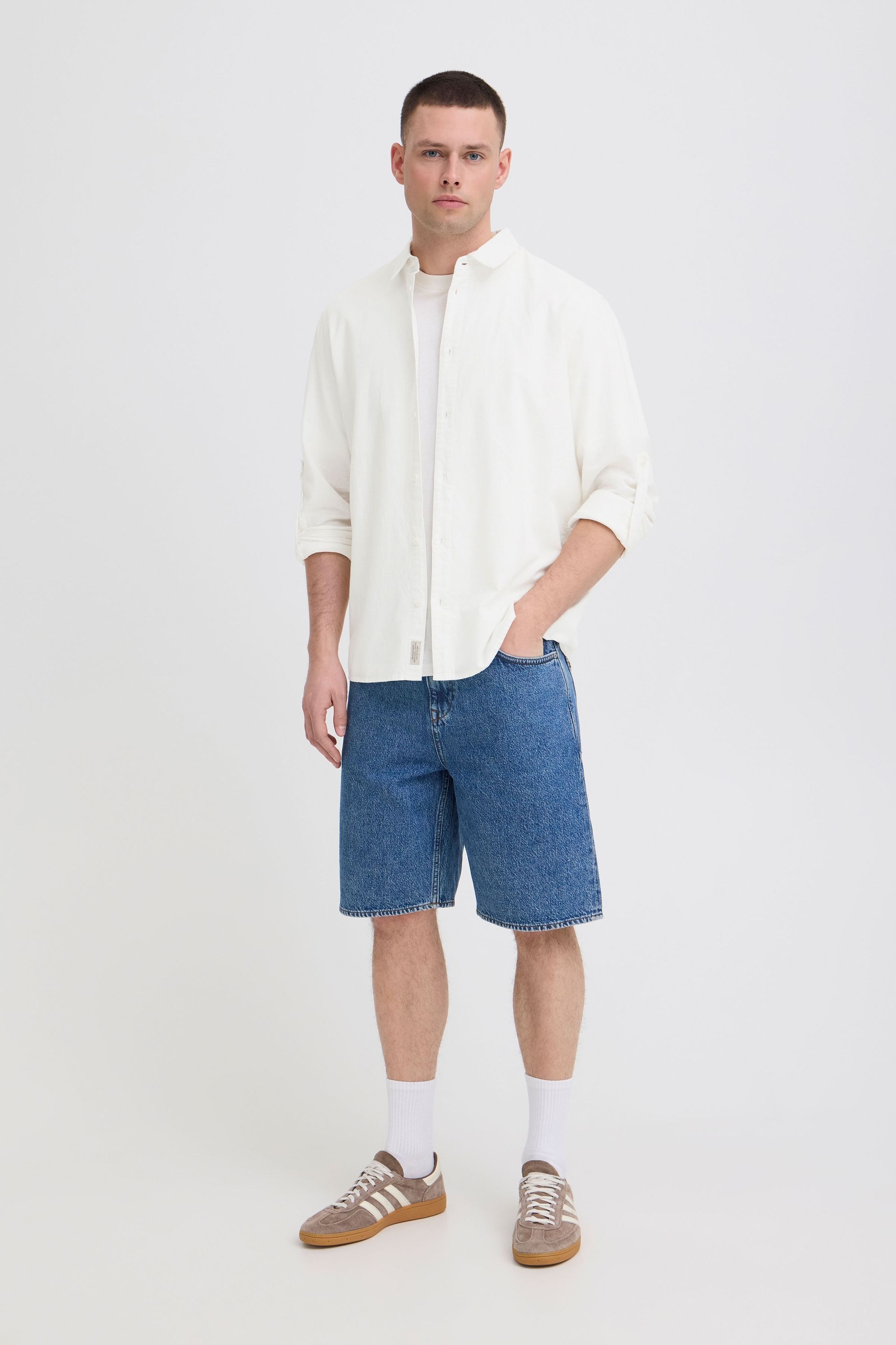 Blend Leinenhemd »Leinenhemd BHAban Slub Linen Mix«