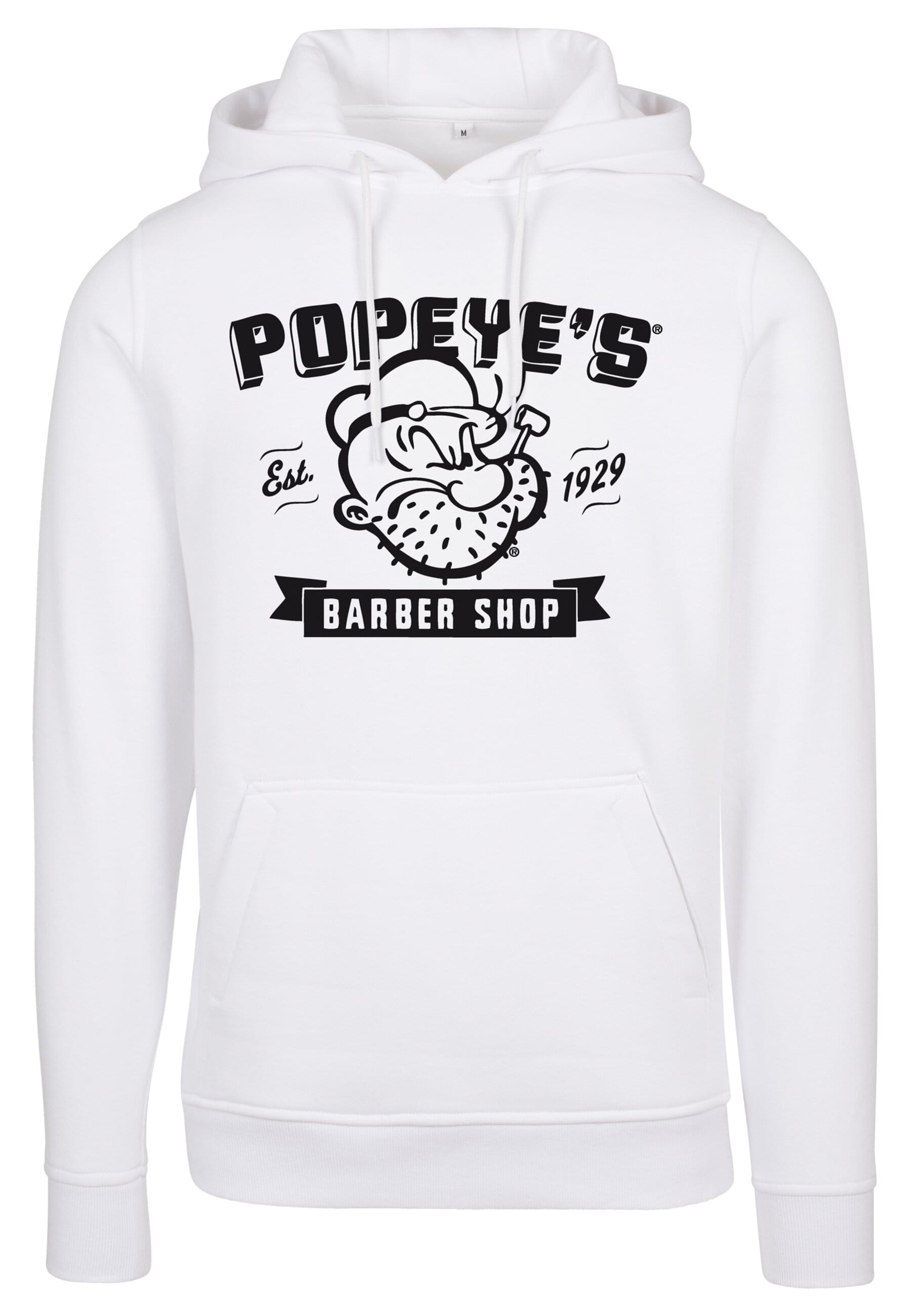 Kapuzensweatshirt »Merchcode Herren Popeye Barber Shop Hoody«, (1 tlg.)