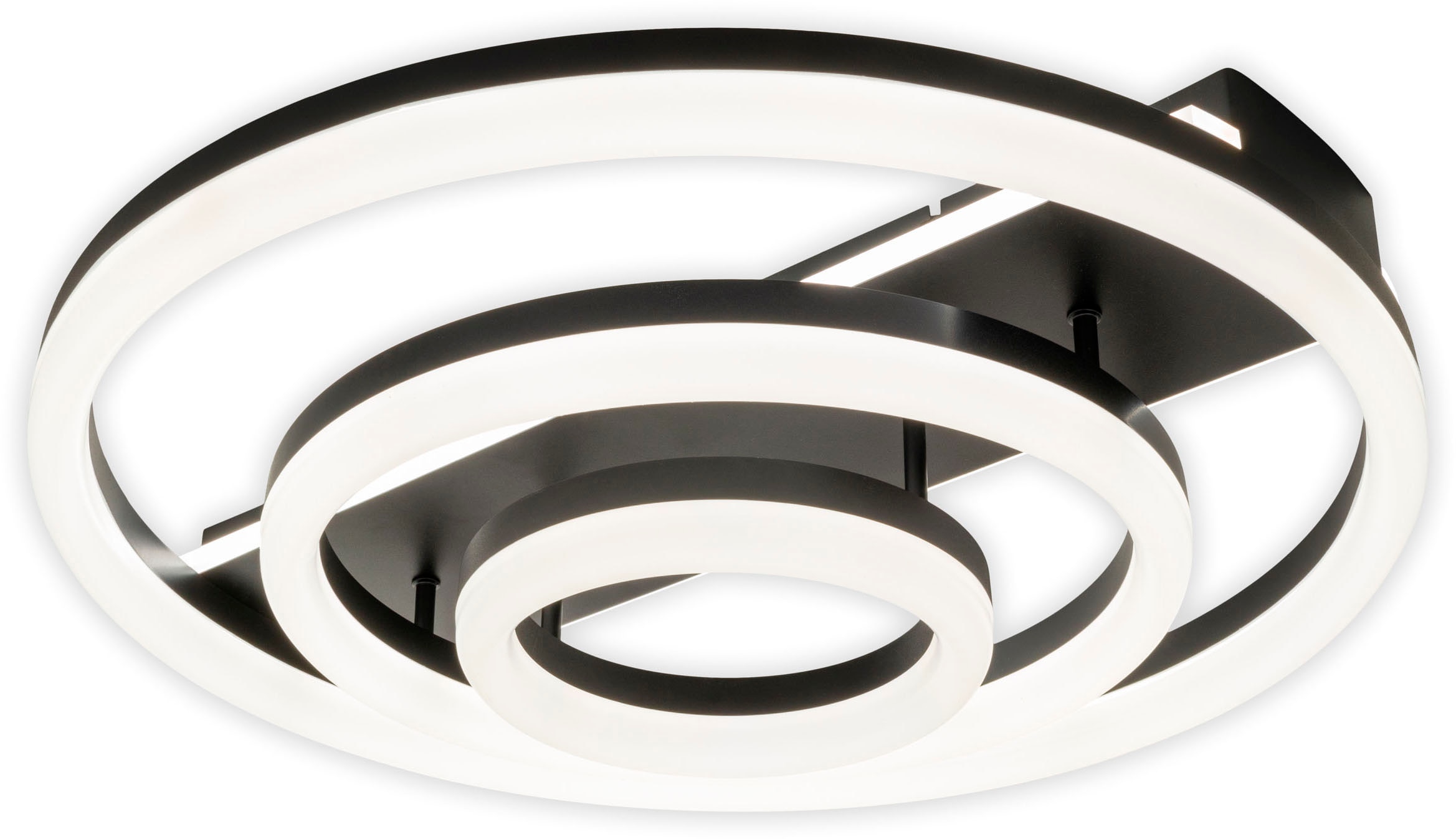 näve LED Deckenleuchte »CIRCULO«, Dimmbar; CCT-Farbwechsler; Memoryfunktion; Nachtlichtfunktion