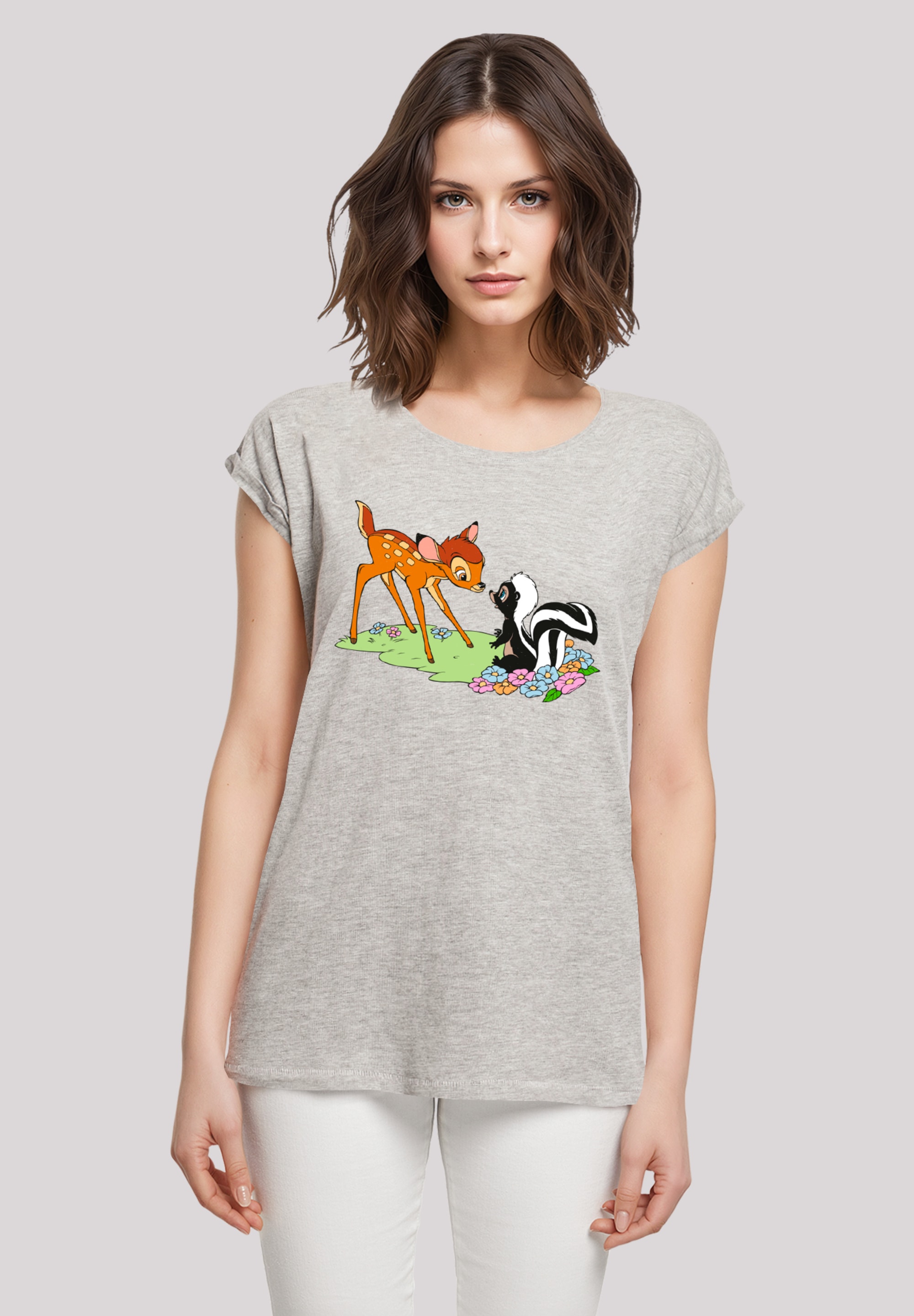 F4NT4STIC T-Shirt "Disney Bambi Disney Bambi & Flower", Premium Qualität günstig online kaufen